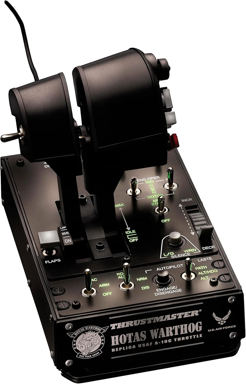دسته دوتایی گاز Thrustmaster HOTAS Warthog برای کامپیوتر دسته دوتایی گاز Thrustmaster HOTAS Warthog برای کامپیوتر
