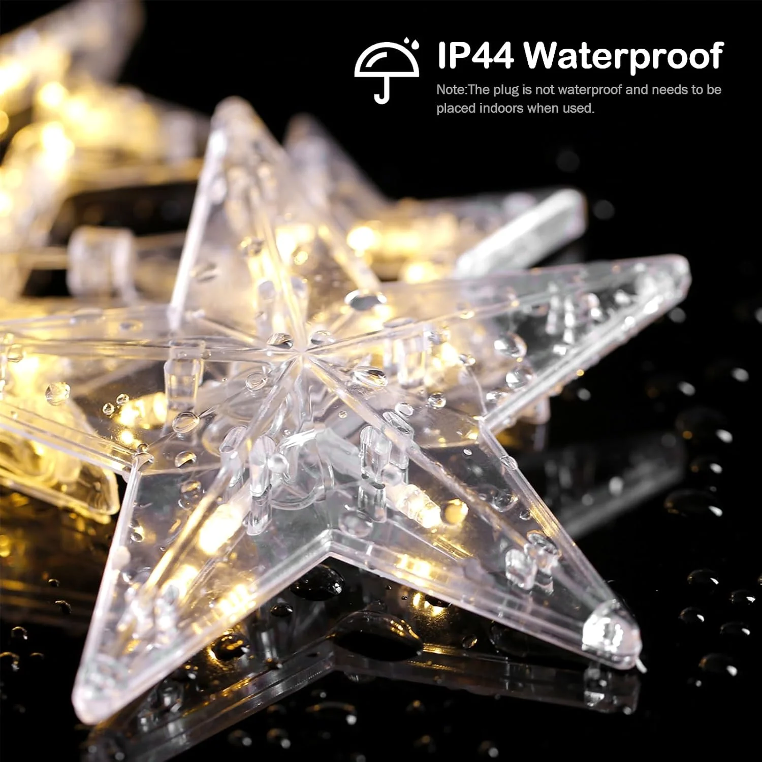 چراغ های ستاره ای ماه رمضان Quntis، چراغ های پنجره ای با برق شهری، سفید گرم، 2 متری، 138 LED، 12 ستاره، چراغ های پرده ای ماه رمضان، چراغ های یخی قابل اتصال، تزئینات داخلی و خارجی برای خانه، اتاق خواب، باغ، مهمانی، عروسی چراغ های ستاره ای ماه رمضان Quntis، چراغ های پنجره ای با برق شهری، سفید گرم، 2 متری، 138 LED، 12 ستاره، چراغ های پرده ای ماه رمضان، چراغ های یخی قابل اتصال، تزئینات داخلی و خارجی برای خانه، اتاق خواب، باغ، مهمانی، عروسی