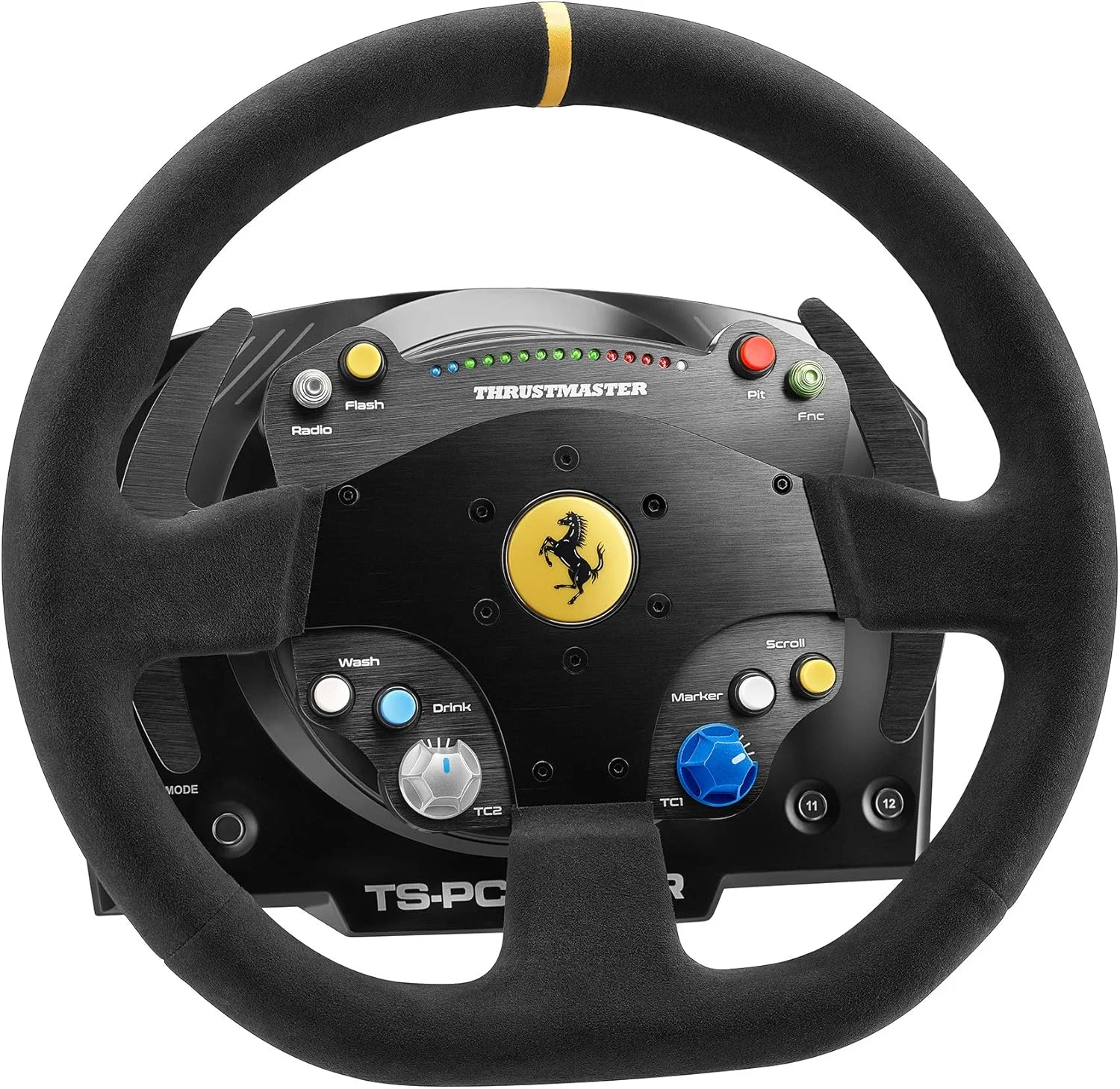 فرمان مسابقه Thrustmaster TS-PC Racer Ferrari 488 Challenge Edition (فرمان، بازخورد نیرو، 270° - 1080°، دورسنج LED، اکوسیستم، PC)