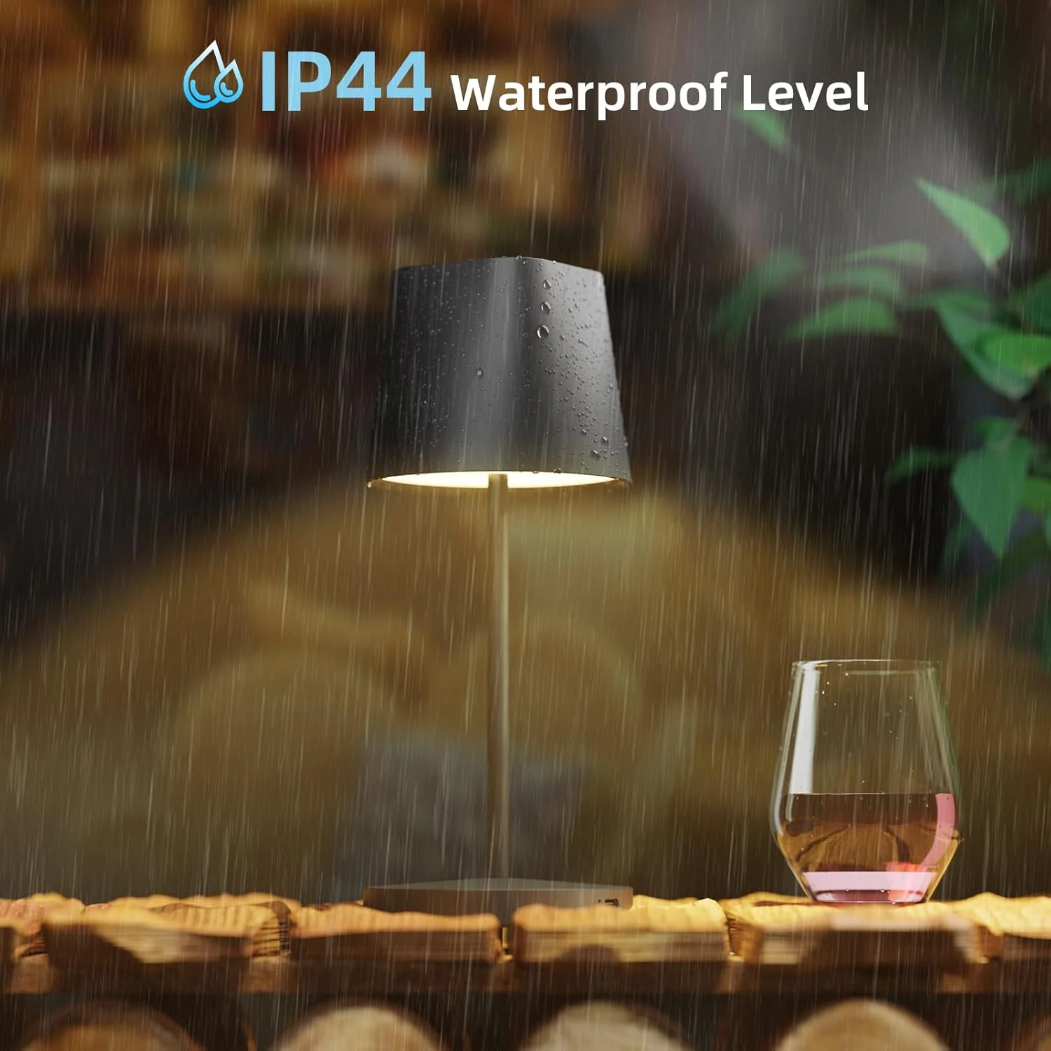 چراغ رومیزی LED بی سیم، لمسی و دیمر شونده، قابل شارژ USB، دمای رنگ دوگانه 3000K-4000K، ضد آب IP44 مناسب فضای باز برای میز غذاخوری و کمپینگ چراغ رومیزی LED بی سیم، لمسی و دیمر شونده، قابل شارژ USB، دمای رنگ دوگانه 3000K-4000K، ضد آب IP44 مناسب فضای باز برای میز غذاخوری و کمپینگ