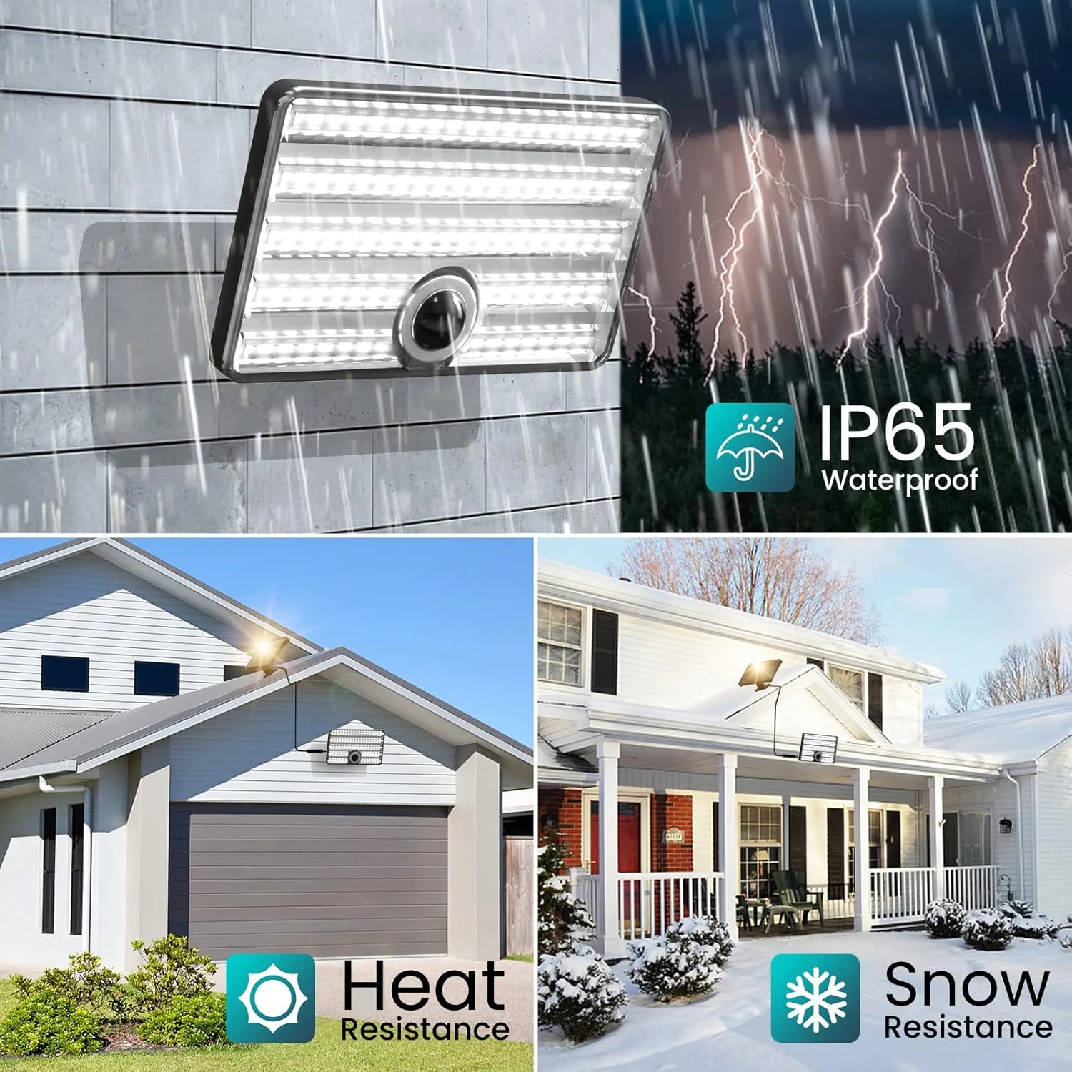 چراغ های امنیتی خورشیدی Quntis، حسگر حرکتی در فضای باز، 2 عدد چراغ سیل خورشیدی 3000LM IP65 ضد آب با 3 حالت و سیم 5 متری، چراغ های امنیتی در فضای باز برای باغ، راهرو، ایوان، حیاط، گاراژ، حصار چراغ های امنیتی خورشیدی Quntis، حسگر حرکتی در فضای باز، 2 عدد چراغ سیل خورشیدی 3000LM IP65 ضد آب با 3 حالت و سیم 5 متری، چراغ های امنیتی در فضای باز برای باغ، راهرو، ایوان، حیاط، گاراژ، حصار