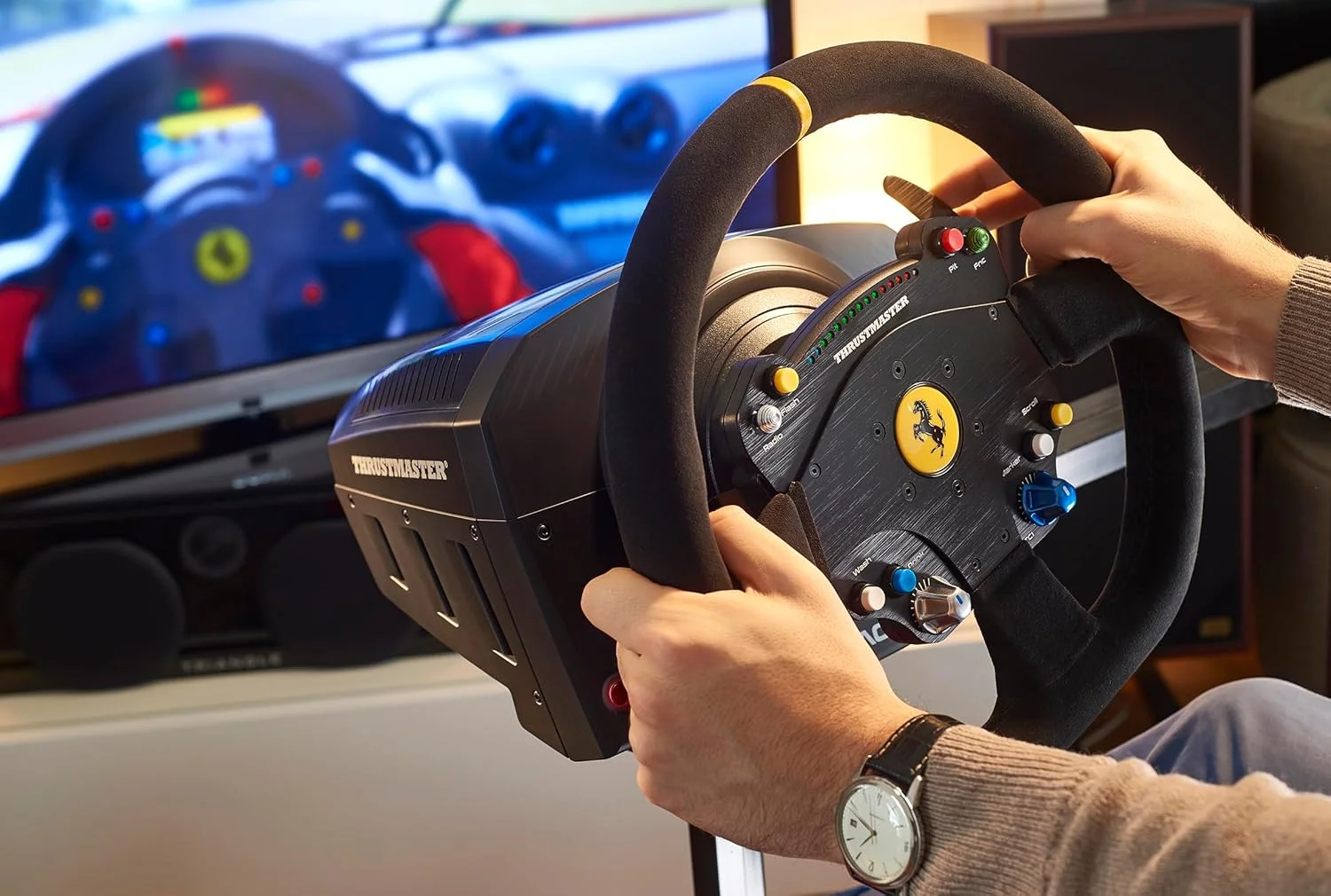 ست فرمان مسابقه Thrustmaster TS-PC Racer Ferrari 488 Challenge Edition (PC) ست فرمان مسابقه Thrustmaster TS-PC Racer Ferrari 488 Challenge Edition (PC)