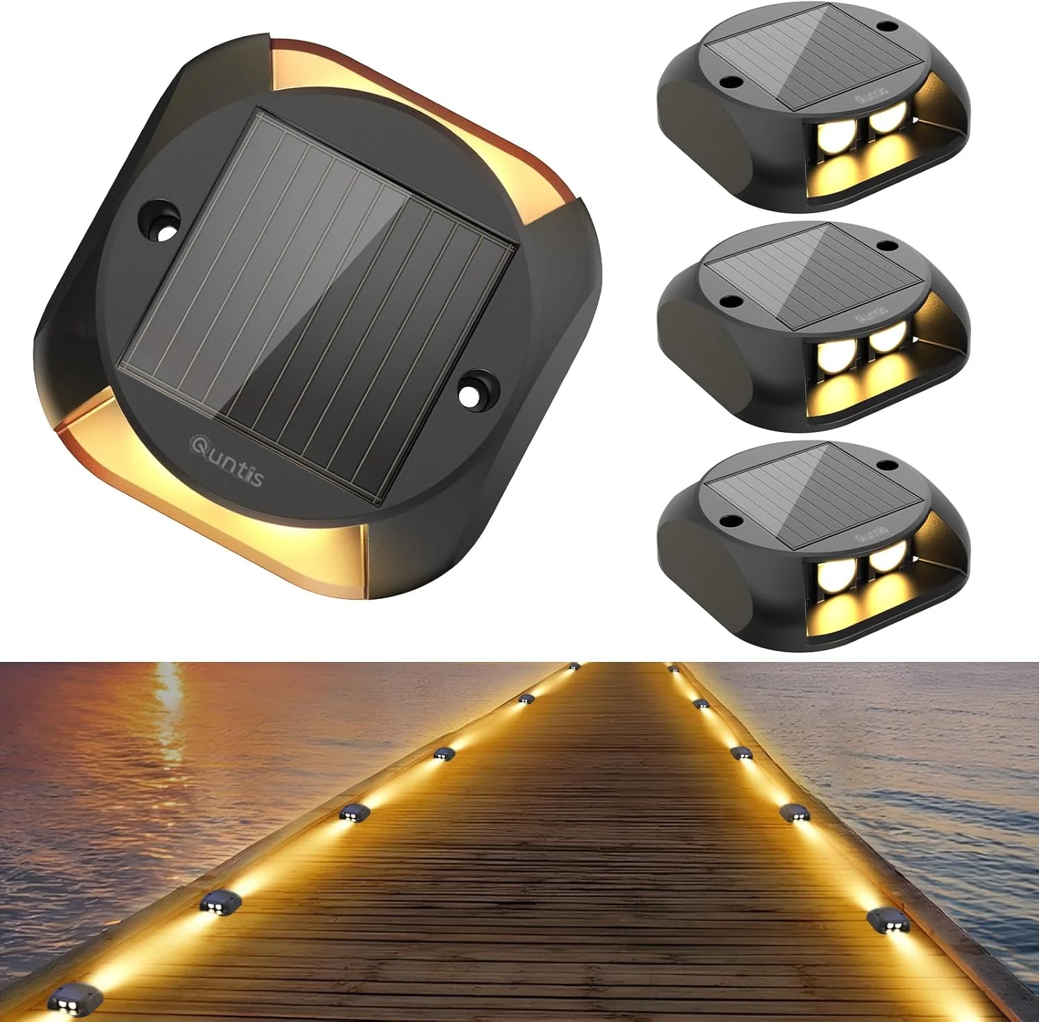 چراغ های خورشیدی عرشه 8 عددی، چراغ زمینی خورشیدی سفید گرم IP65 ضد آب، چراغ های راهروی مقاوم در برابر فشار 3 تن برای پله باغ راهرو پیاده رو پاسیو درب ورودی، 8 عدد چراغ های خورشیدی عرشه 8 عددی، چراغ زمینی خورشیدی سفید گرم IP65 ضد آب، چراغ های راهروی مقاوم در برابر فشار 3 تن برای پله باغ راهرو پیاده رو پاسیو درب ورودی، 8 عدد