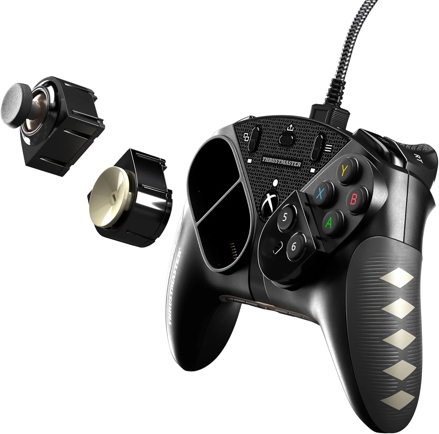 پک مبارزه Thrustmaster ESWAP X FIGHTING PACK – بسته 6 ماژول اضافی در سایه های تیره، D-pad دایره ای، تعویض فوری، سازگار با ESWAP X PRO CONTROLLER، Xbox Series X|S و PC پک مبارزه Thrustmaster ESWAP X FIGHTING PACK – بسته 6 ماژول اضافی در سایه های تیره، D-pad دایره ای، تعویض فوری، سازگار با ESWAP X PRO CONTROLLER، Xbox Series X|S و PC