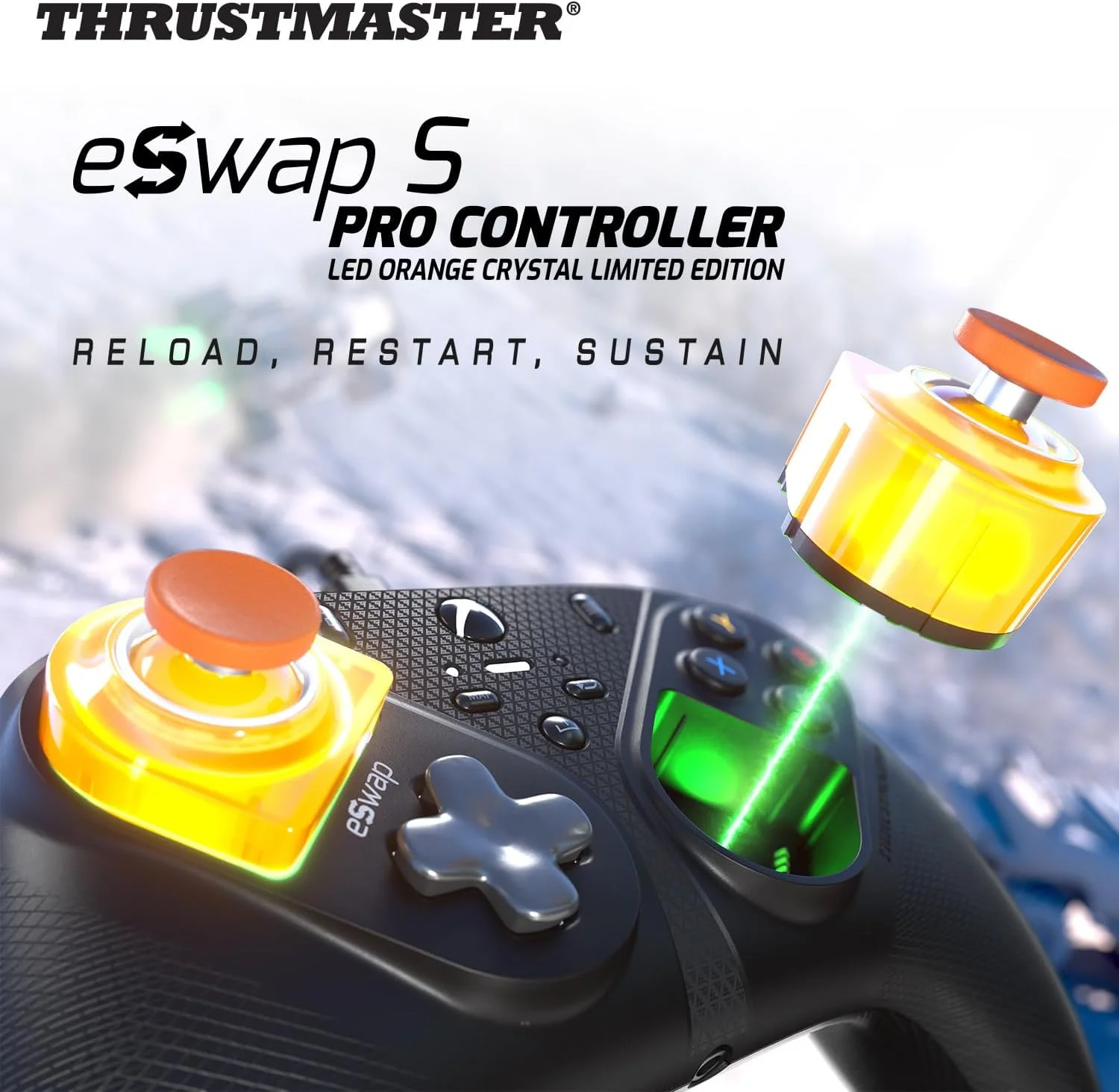 دسته بازی THRUSTMASTER eSwap S Crystal Orange - انحصاری آمازون (XBOX Series X/S, PC) دسته بازی THRUSTMASTER eSwap S Crystal Orange - انحصاری آمازون (XBOX Series X/S, PC)