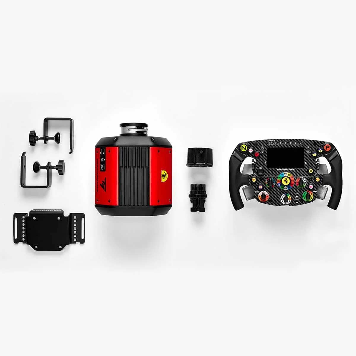 شبیه ساز THRUSTMASTER T818 Ferrari SF1000، دایرکت درایو، فرمان مسابقه ای فورس فیدبک سیم ریسینگ برای کامپیوتر، دارای مجوز رسمی از فراری (PC) شبیه ساز THRUSTMASTER T818 Ferrari SF1000، دایرکت درایو، فرمان مسابقه ای فورس فیدبک سیم ریسینگ برای کامپیوتر، دارای مجوز رسمی از فراری (PC)