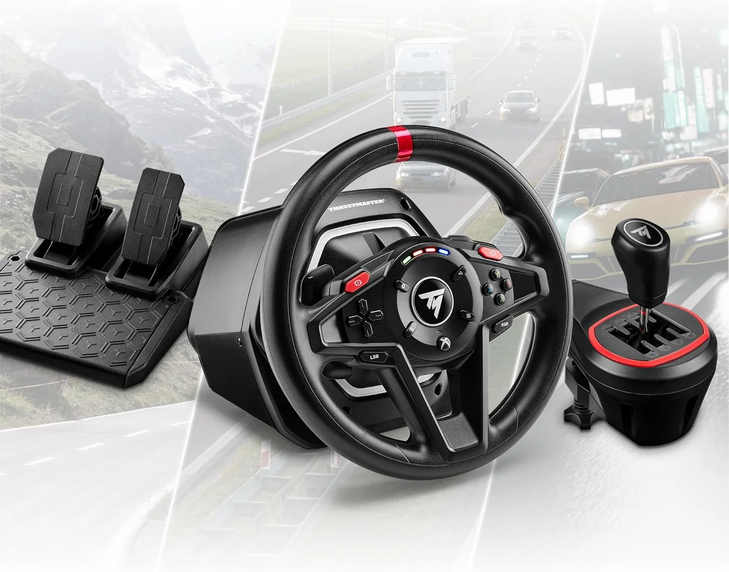 پک دسته دنده THRUSTMASTER T128 (سازگار با XBOX Series X/S، One و PC)