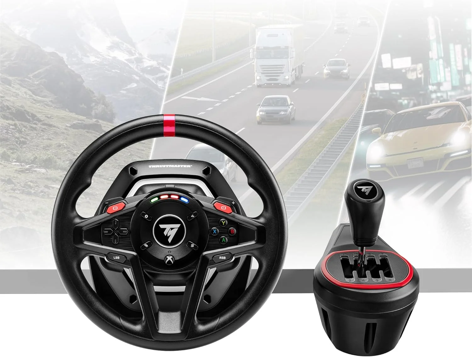 پک دسته دنده THRUSTMASTER T128 (سازگار با XBOX Series X/S، One و PC)