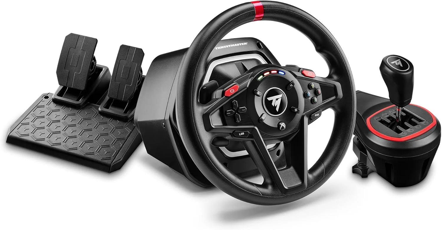 پک دسته دنده Thrustmaster T128 – دسته دنده دقیق برای فرمان مسابقه T128، سازگار با Xbox Series X|S، Xbox One و PC