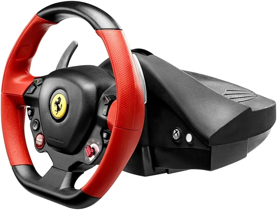 فرمان مسابقه Thrustmaster Ferrari 458 Spider - مخصوص Xbox Series X|S و Xbox One (تجدید شده)