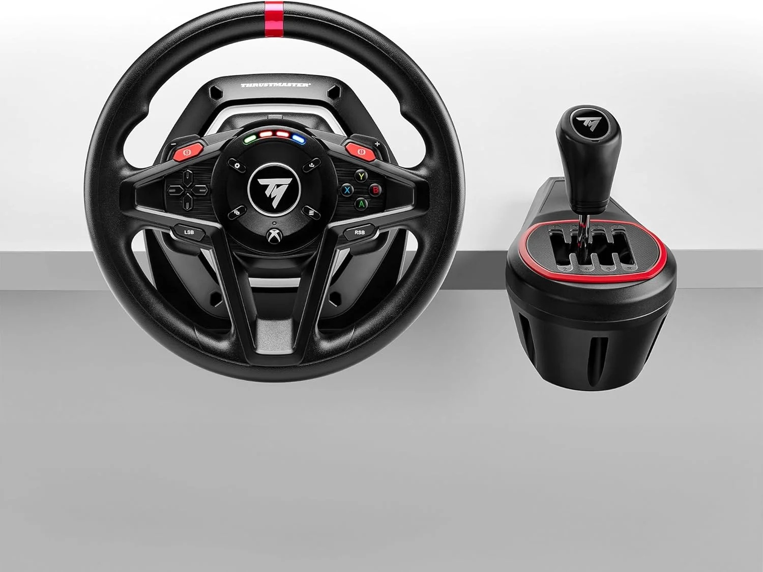 پک دسته دنده Thrustmaster T128 – دسته دنده دقیق برای فرمان مسابقه T128، سازگار با Xbox Series X|S، Xbox One و PC