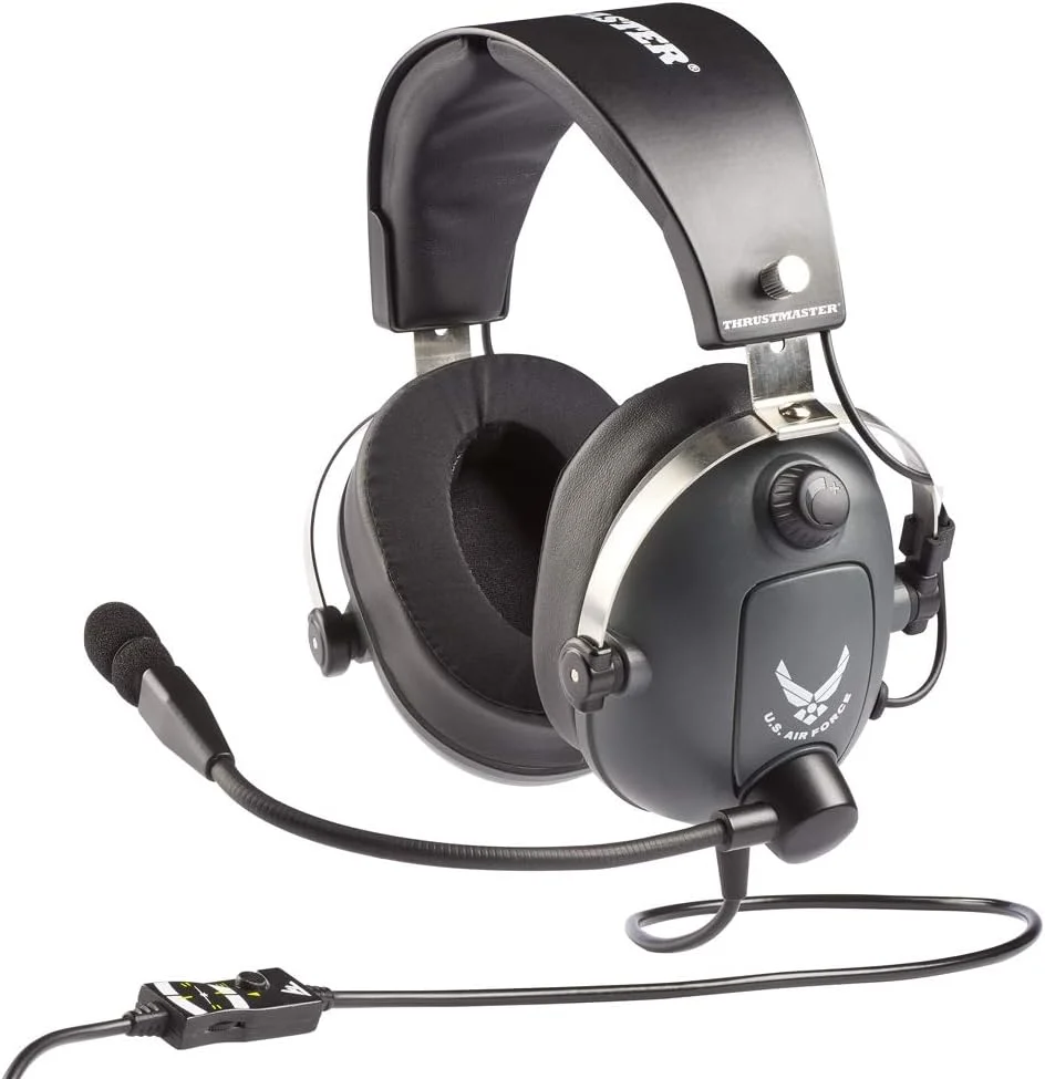 هدست گیمینگ Thrustmaster T.Flight U.S. Air Force Edition DTS برای شبیه سازی پرواز - PC/Playstation/Xbox/Nintendo Switch/Mac