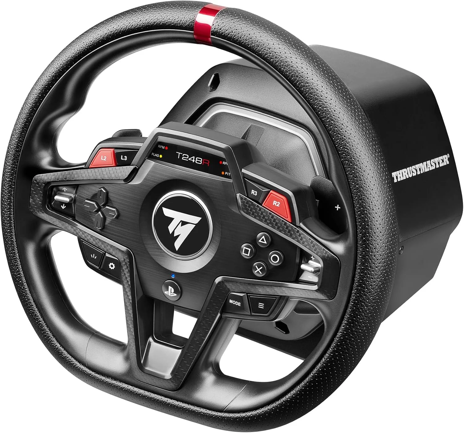 فرمان و پدال مسابقه Thrustmaster T248R با فیدبک نیروی 3.1 نیوتن متر، برای PS5، PS4 و PC فرمان و پدال مسابقه Thrustmaster T248R با فیدبک نیروی 3.1 نیوتن متر، برای PS5، PS4 و PC