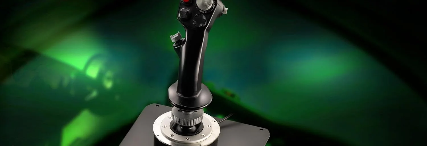 ست جوی استیک Thrustmaster 2960720 HOTAS WARTHOG - PC، مشکی، اپل ست جوی استیک Thrustmaster 2960720 HOTAS WARTHOG - PC، مشکی، اپل