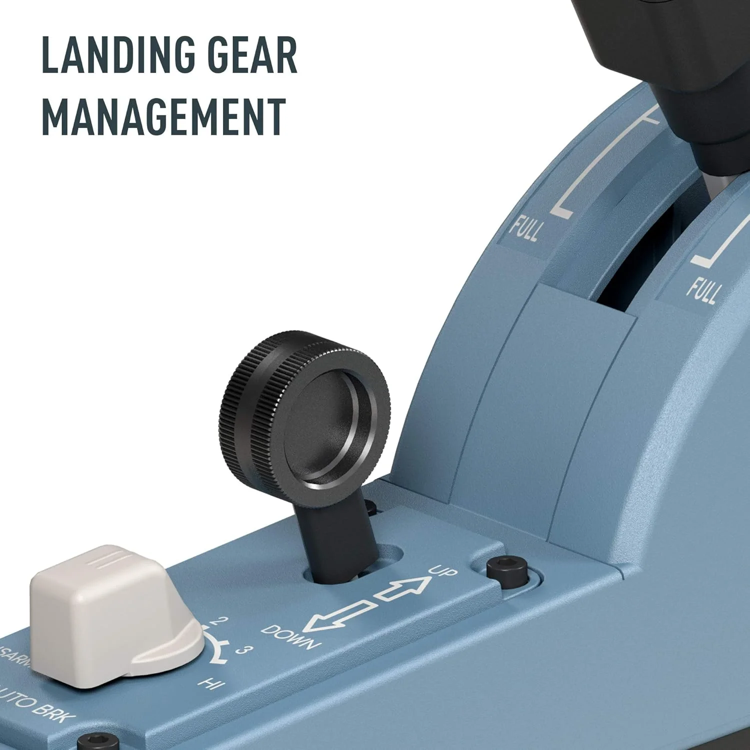 افزونه تراست مستر TCA Quadrant Airbus Edition - کنترل های واقعی فلپ، اسپویلر و ترمز برای کامپیوتر (تجدید شده)