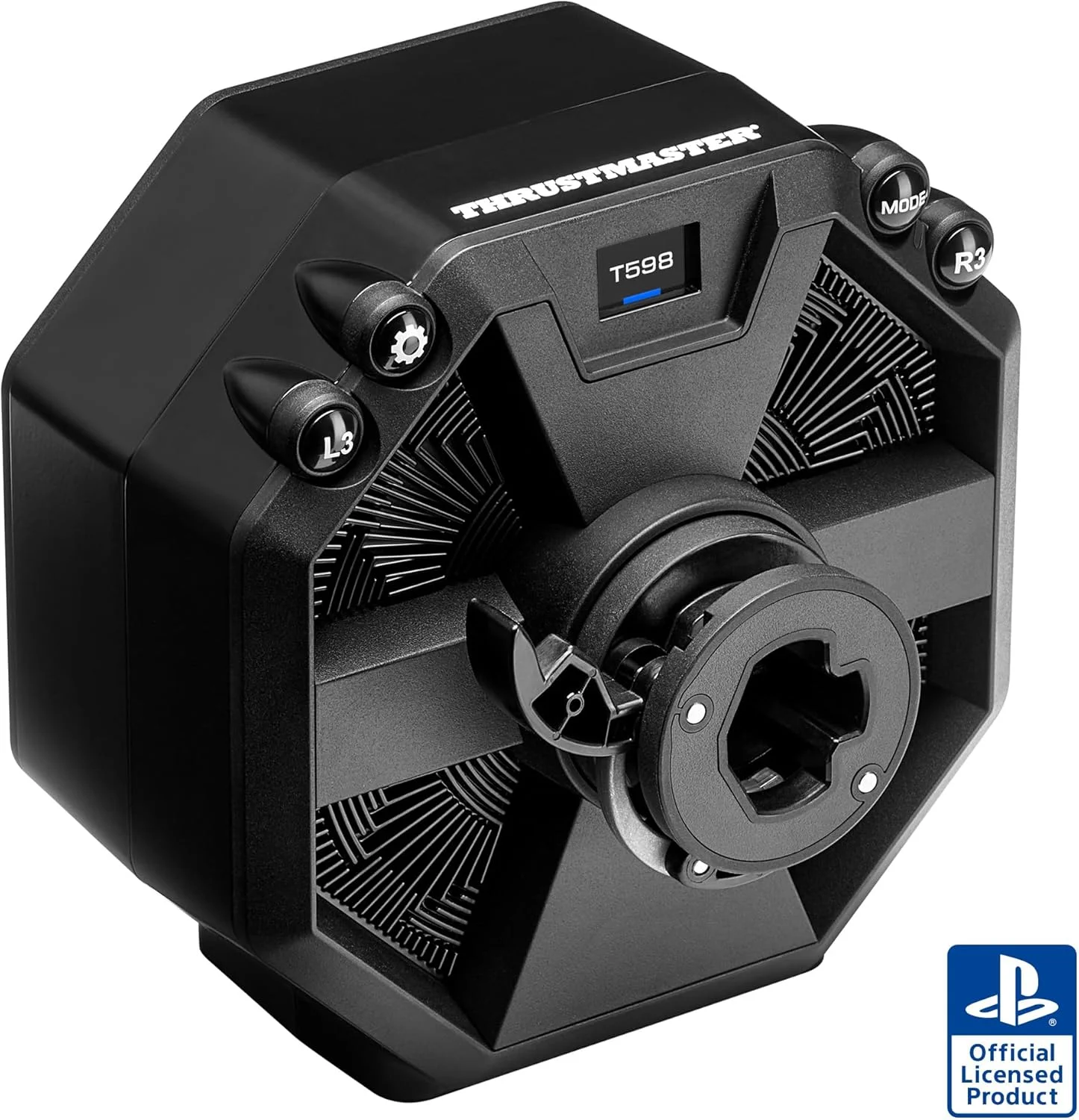 پایه فرمان مسابقه Thrustmaster T598 Servo Base، پایه فرمان بازخورد نیروی درایو مستقیم محوری (سازگار با PS5، PS4 و PC)
