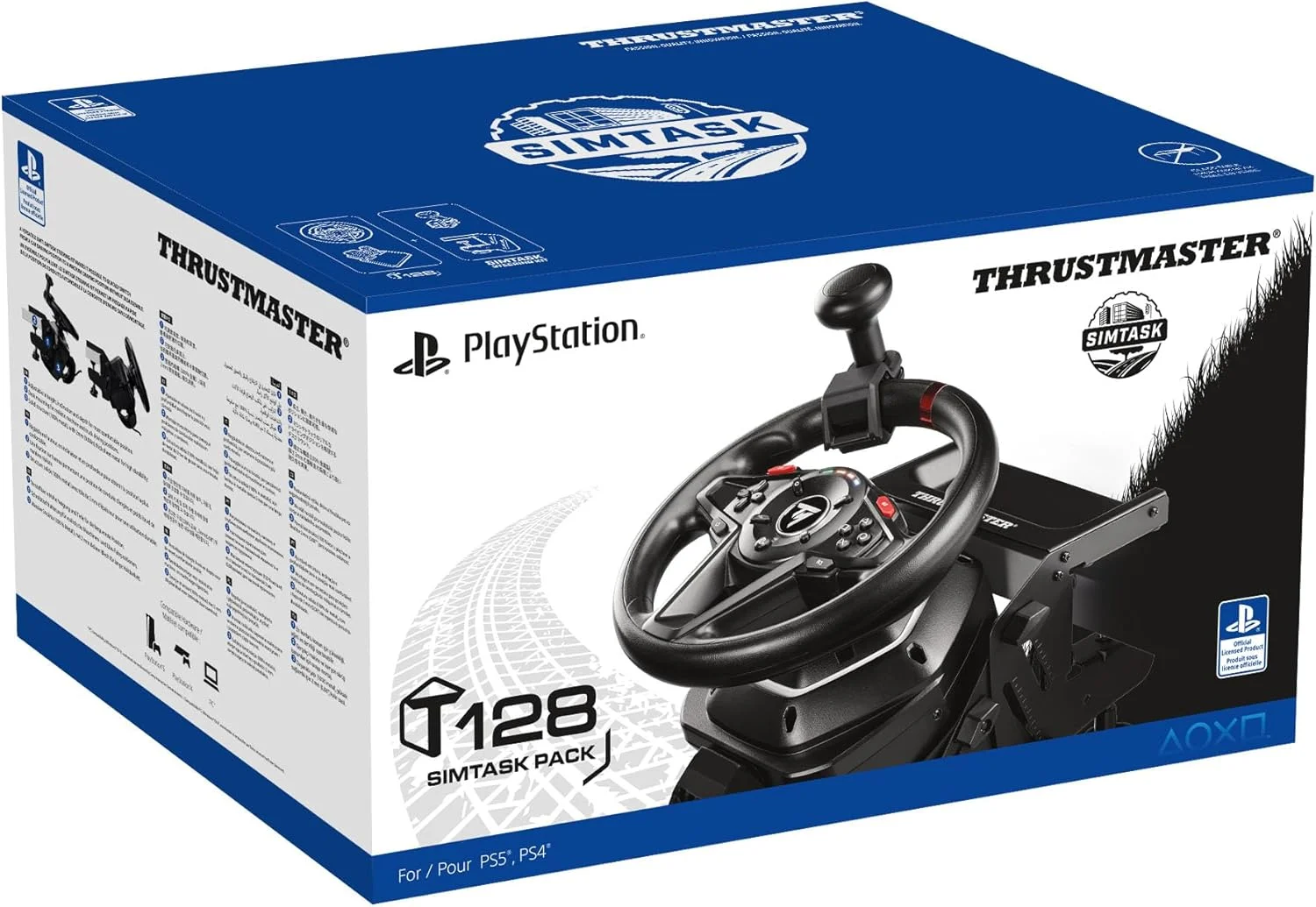 بسته Thrustmaster T128 SimTask، فرمان مسابقه T128 و سیستم اتصال کیت فرمان برای بازی های شبیه سازی