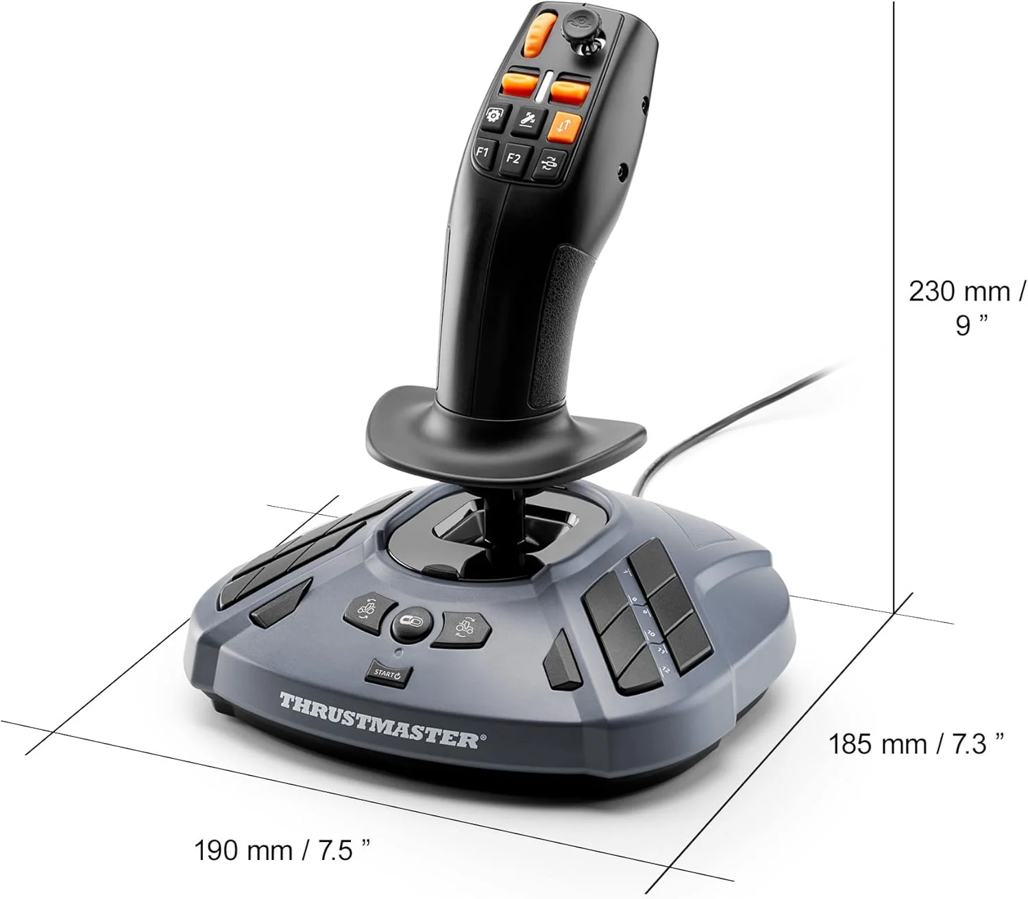 جوی استیک 3 محوره Thrustmaster SimTask Farmstick برای بازی های شبیه سازی کشاورزی (PC)