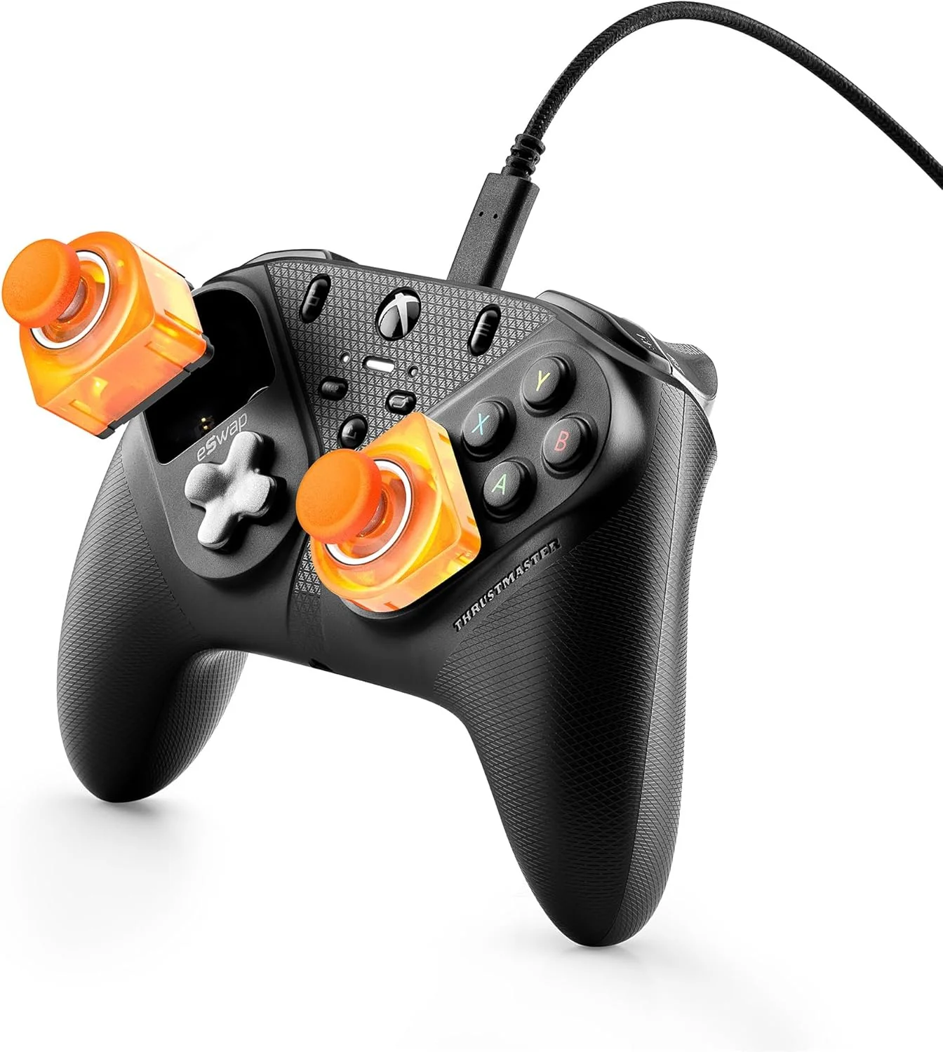 دسته بازی Thrustmaster ESWAP S PRO CONTROLLER LED ORANGE CRYSTAL نسخه محدود، دارای مجوز رسمی برای Xbox Series X|S - انحصاری آمازون