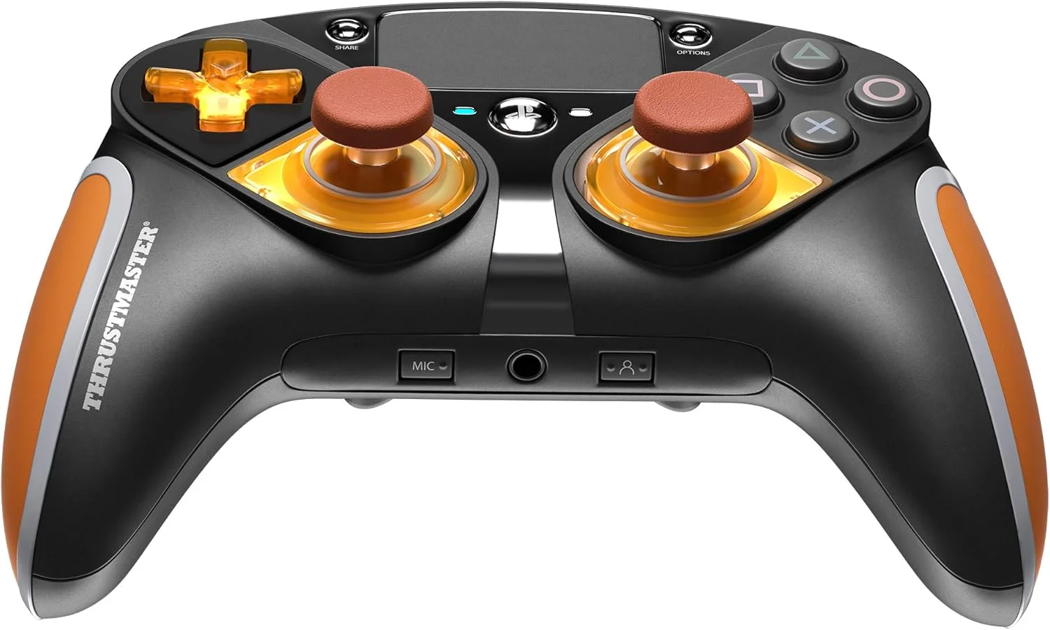 دسته بازی Thrustmaster ESWAP S PRO CONTROLLER LED ORANGE CRYSTAL نسخه محدود، دارای مجوز رسمی برای Xbox Series X|S - انحصاری آمازون