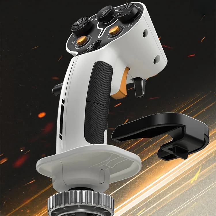 دسته بازی Thrustmaster Sol-R2 HOSAS، تکنولوژی اثر هال برای بازی فوق دقیق، 44 دکمه ایده آل برای شبیه سازی پرواز فضایی (سازگار با PC)