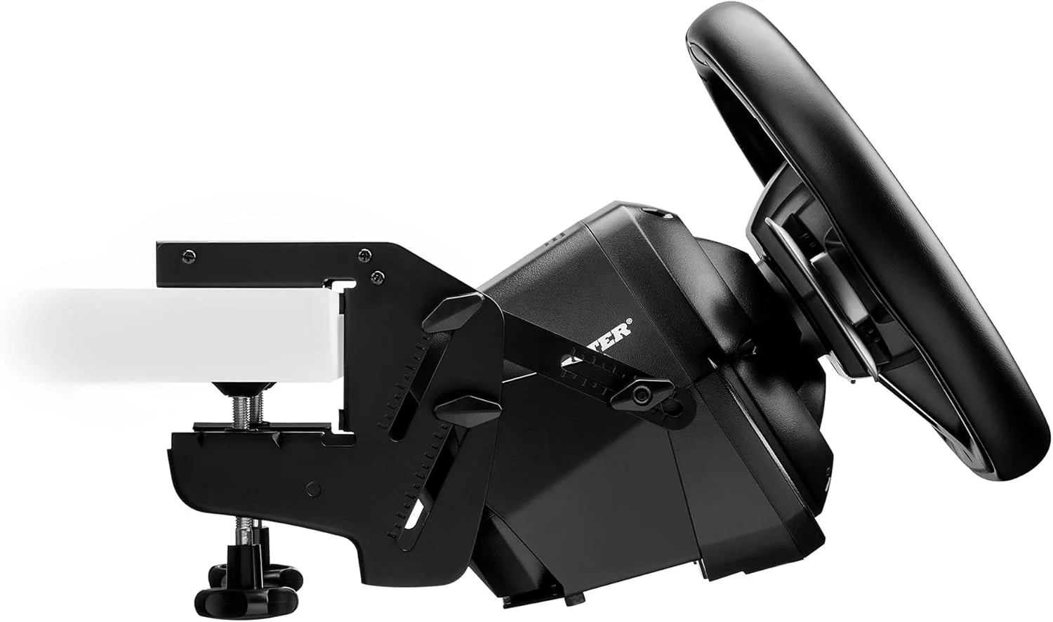 کیت فرمان Thrustmaster SimTask - پایه فرمان مسابقه و دستگیره چرخشی برای شبیه سازی رانندگی وسایل نقلیه سنگین - سازگار با فرمان های مسابقه Thrustmaster T128 و T248