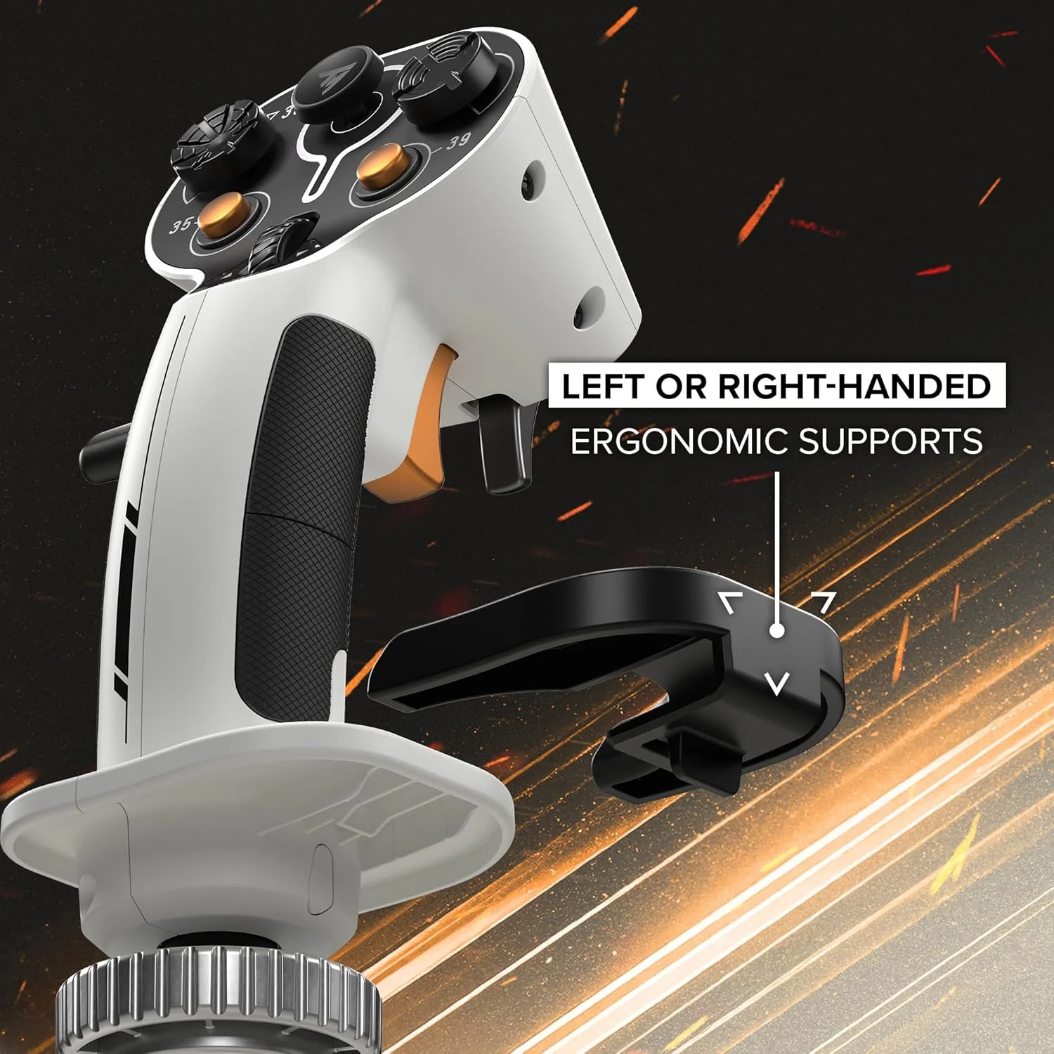 دسته بازی Thrustmaster Sol-R2 HOSAS، تکنولوژی اثر هال برای بازی فوق دقیق، 44 دکمه ایده آل برای شبیه سازی پرواز فضایی (سازگار با PC)
