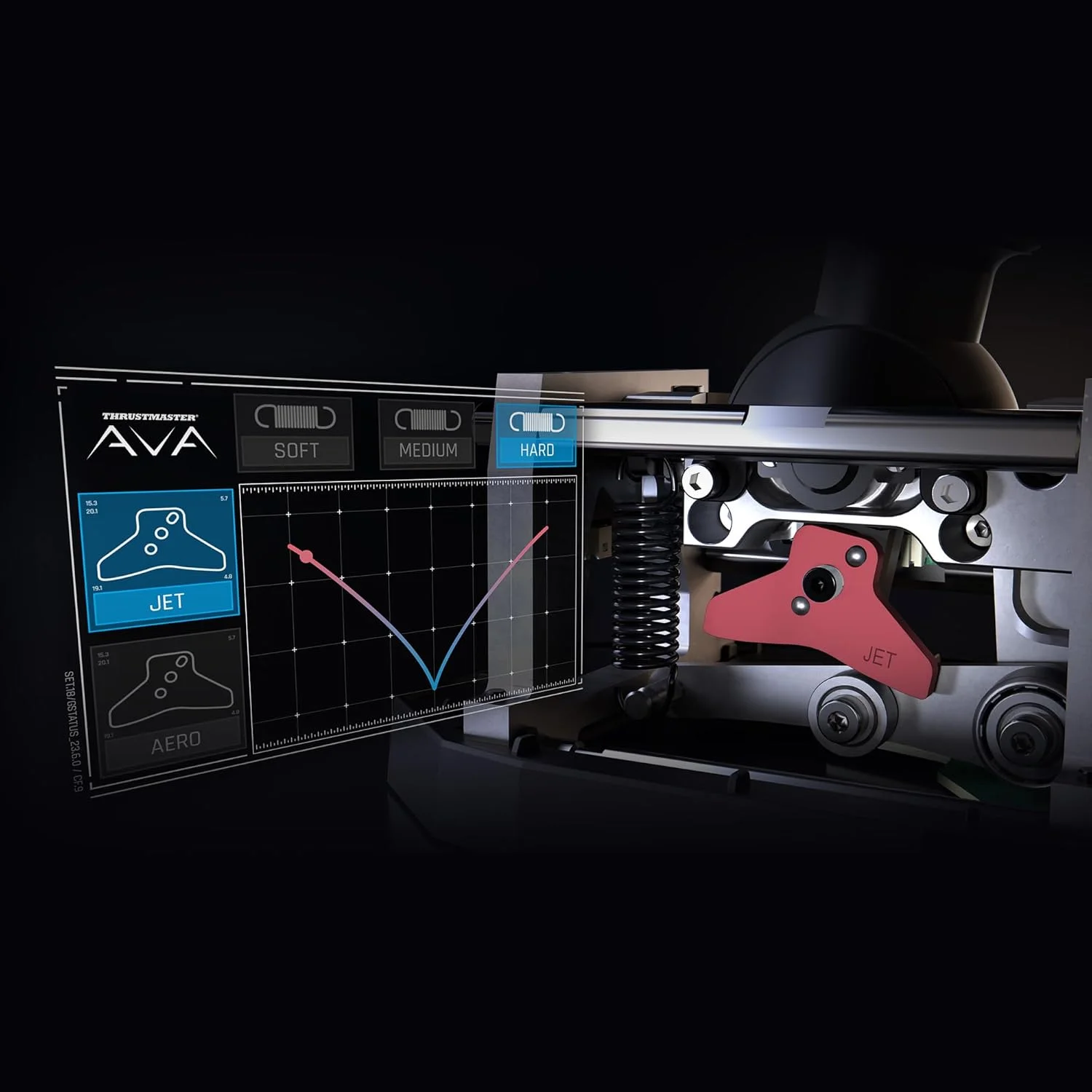 پایه ماژولار Thrustmaster AVA با پیکربندی های متعدد برای جوی استیک شبیه ساز پرواز، سازگار با تمام انواع هوانوردی در رایانه شخصی