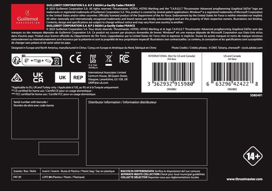 پایه ماژولار Thrustmaster AVA با پیکربندی های متعدد برای جوی استیک شبیه ساز پرواز، سازگار با تمام انواع هوانوردی در رایانه شخصی