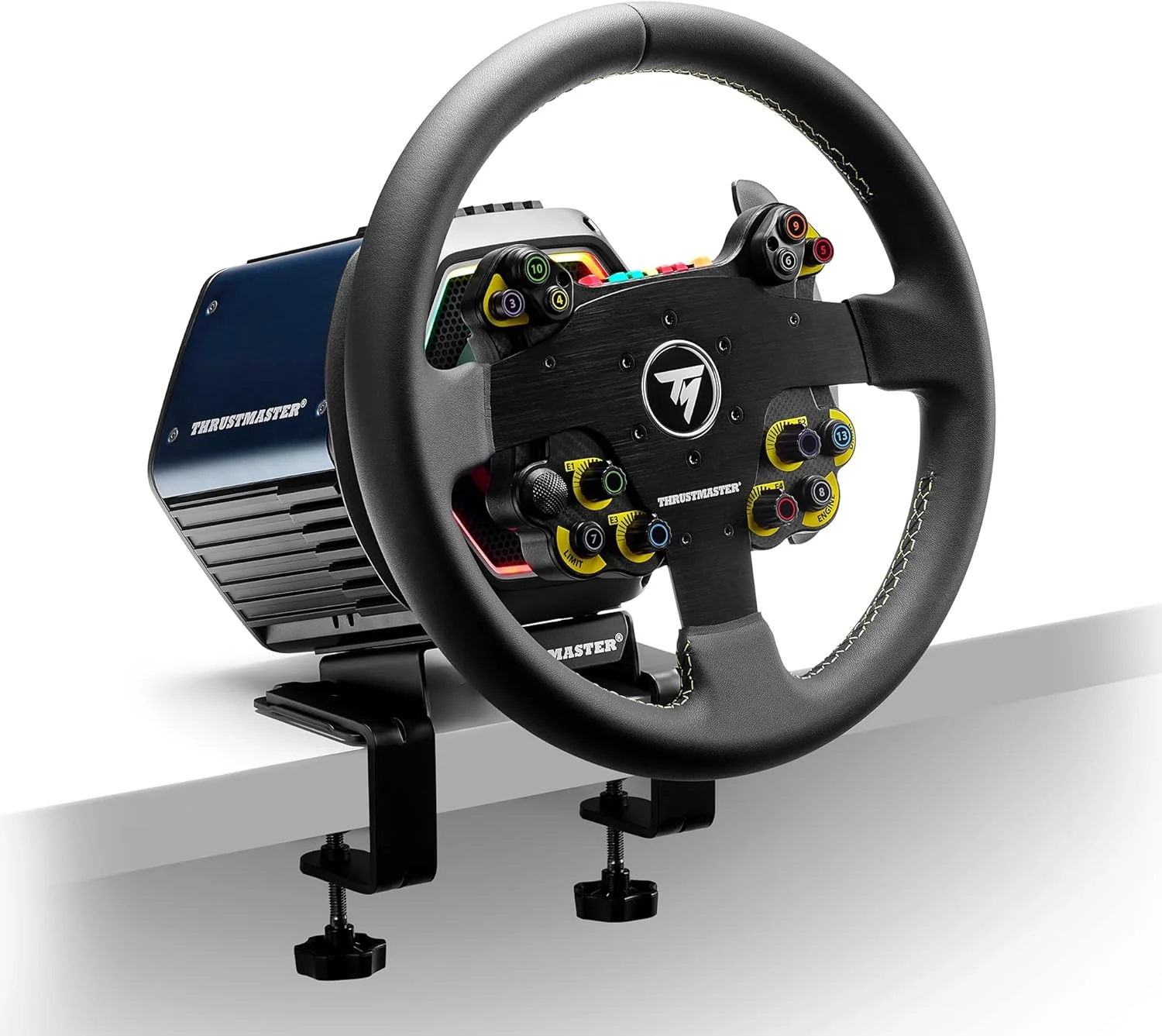 فرمان مسابقه چرمی THRUSTMASTER Evo Racing 32R (سازگار با PS5، PS5 Pro، PS4، XBOX Series X/S، One، PC)