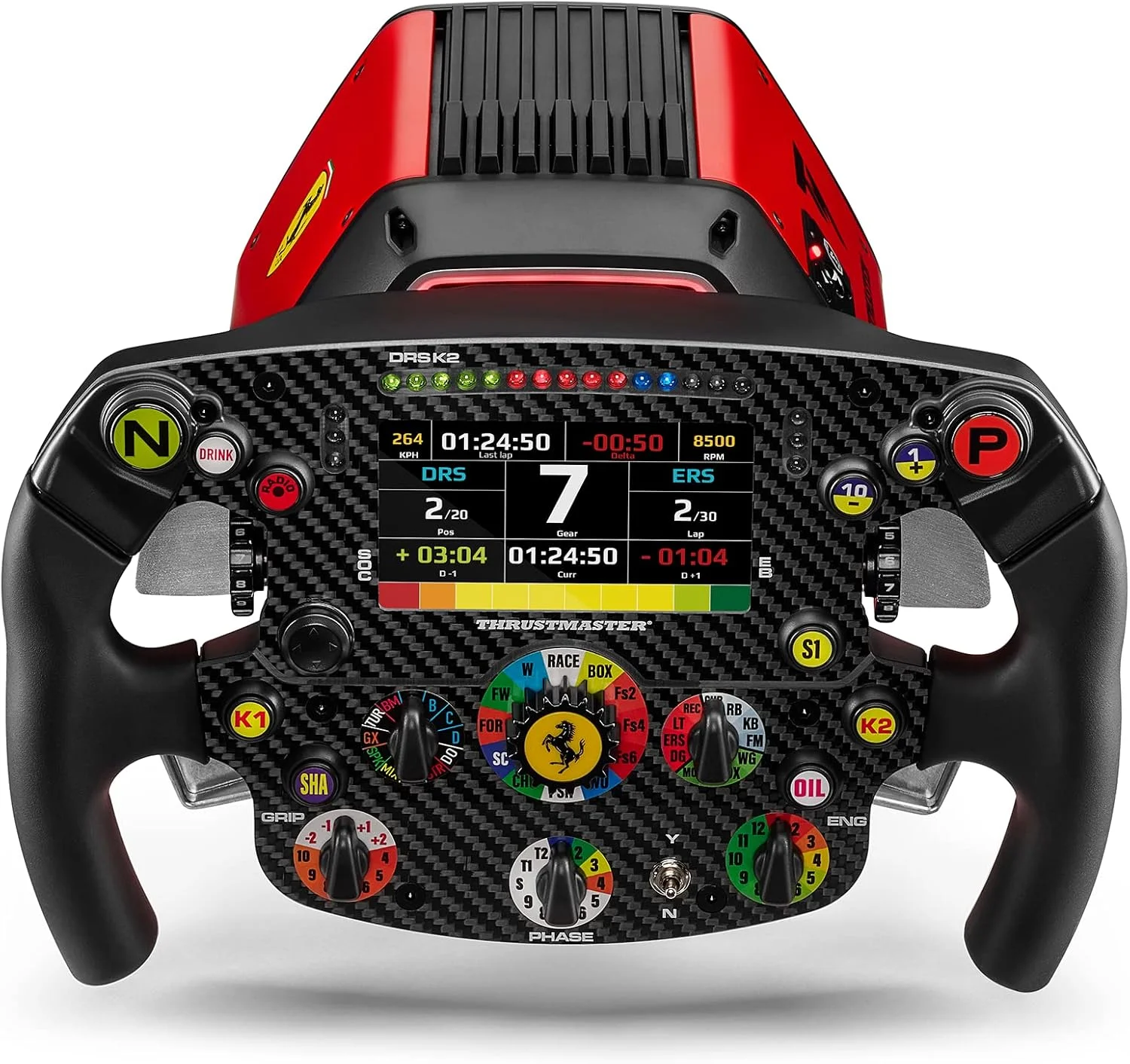 شبیه ساز Thrustmaster T818 Ferrari SF1000، دایرکت درایو، فرمان مسابقه ای فورس فیدبک سیم ریسینگ برای کامپیوتر