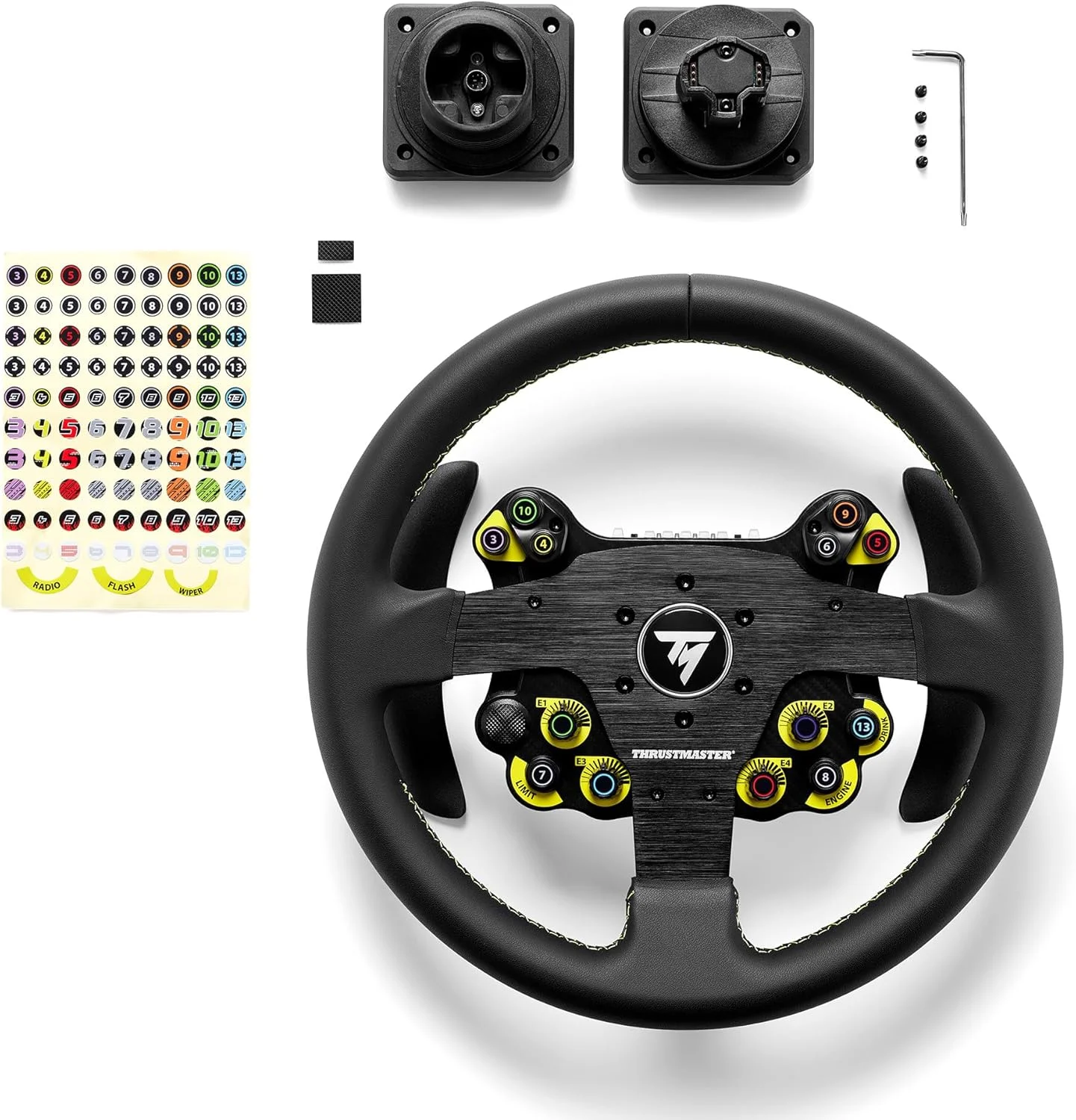 فرمان مسابقه چرمی THRUSTMASTER Evo Racing 32R (سازگار با PS5، PS5 Pro، PS4، XBOX Series X/S، One، PC)
