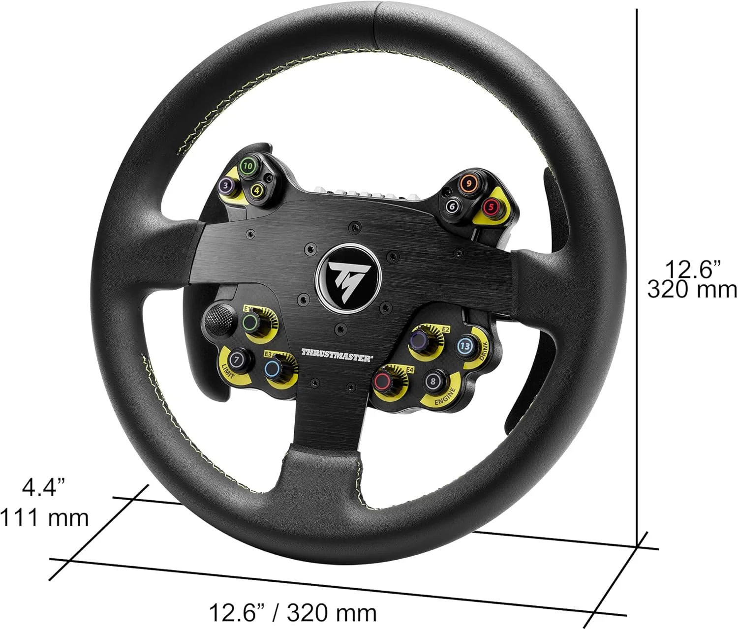 فرمان مسابقه چرمی THRUSTMASTER Evo Racing 32R (سازگار با PS5، PS5 Pro، PS4، XBOX Series X/S، One، PC)
