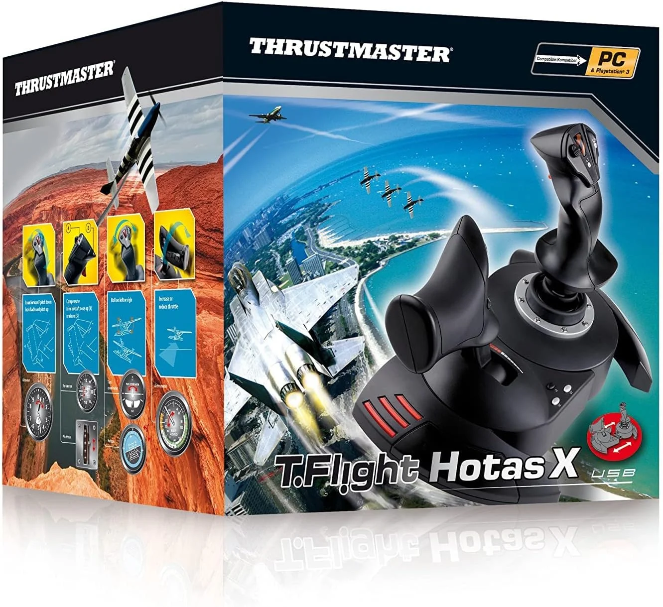 Thrustmaster T-Flight Hotas X - سازگار با PS3/PC