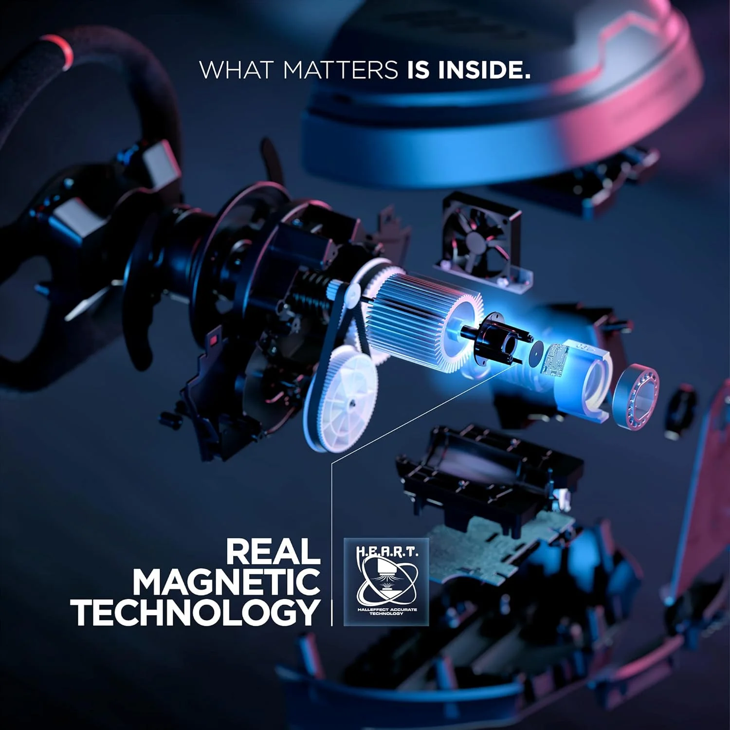 فرمان مسابقه Thrustmaster T300 Ferrari Integral Alcantara Edition، فرمان مسابقه و 3 پدال، PS5، PS4 و PC، روکش آلکانترا، فیدبک نیرو، موتور براشلس، فرمان قابل تعویض