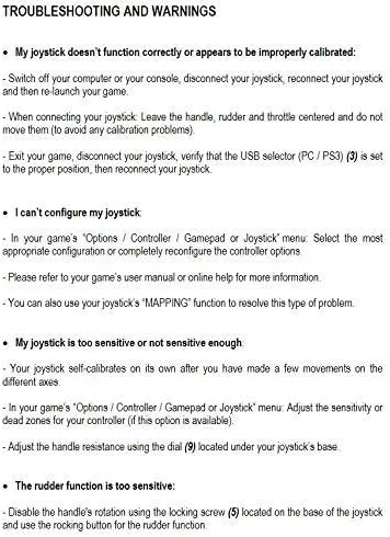 Thrustmaster T-Flight Hotas X - سازگار با PS3/PC