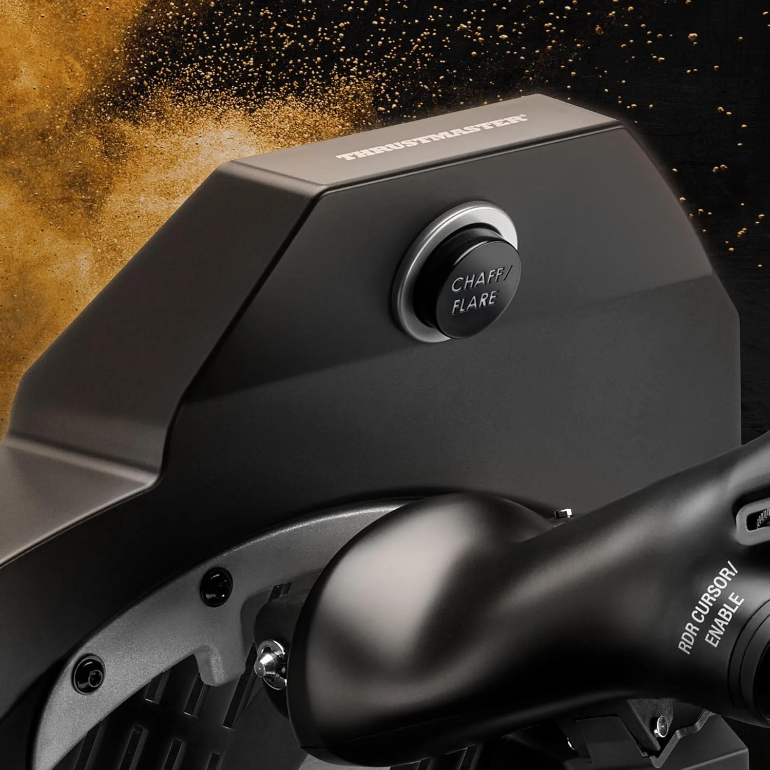 سیستم دریچه گاز فلزی Thrustmaster Viper TQS برای کامپیوتر، دقت اثر هال، 21 دکمه اکشن، 5 محور، عملکردهای نمادین Chaff/Flare، دارای مجوز از نیروی هوایی ایالات متحده