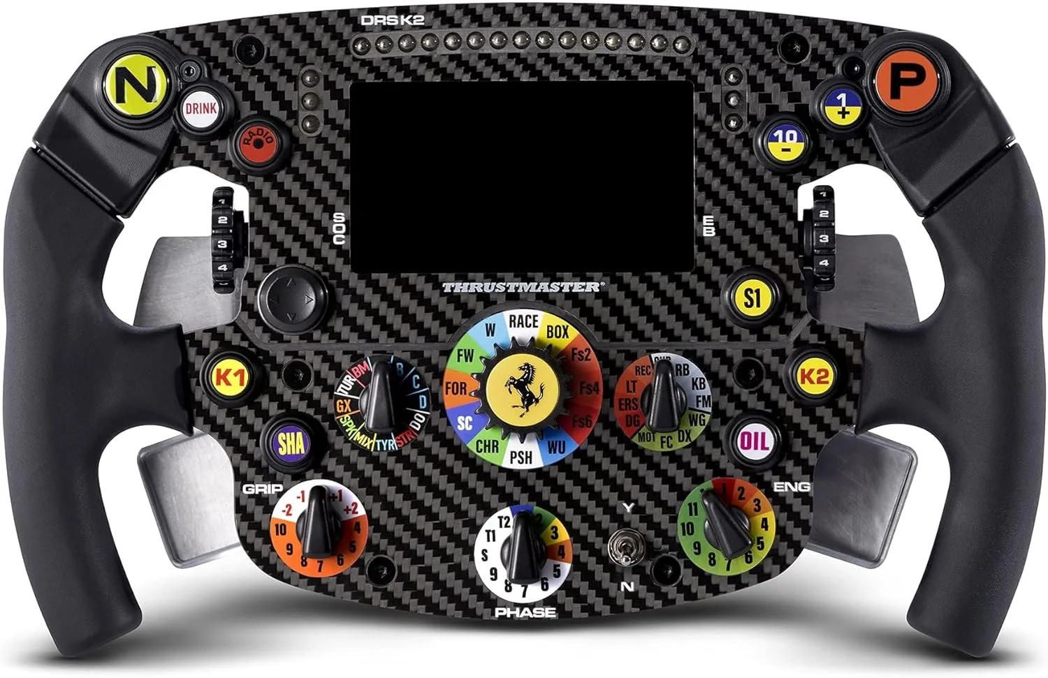 افزونه فرمان مسابقه ای Thrustmaster Ferrari SF 1000 Edition (قابل استفاده در XBOX Series X/S, One, Playstation 5, 4, Windows)
