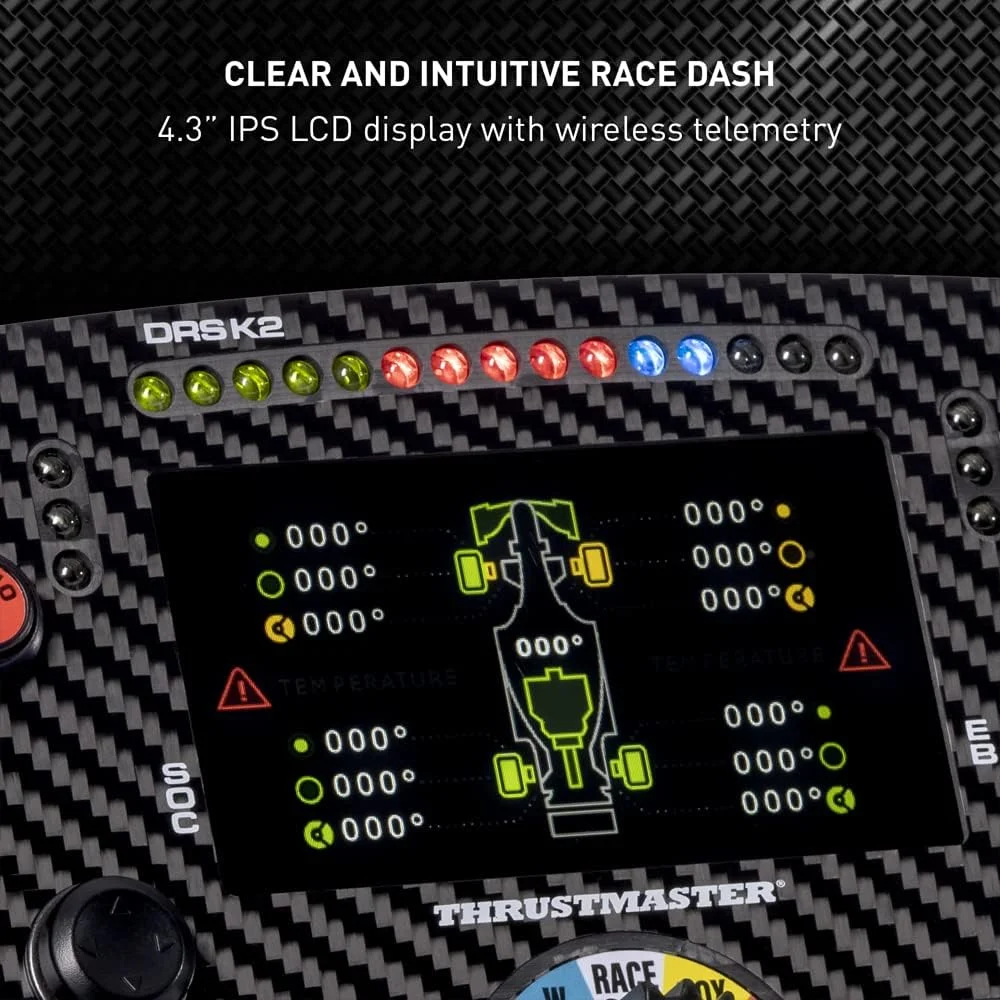 افزونه فرمان مسابقه ای Thrustmaster Ferrari SF 1000 Edition (قابل استفاده در XBOX Series X/S, One, Playstation 5, 4, Windows)