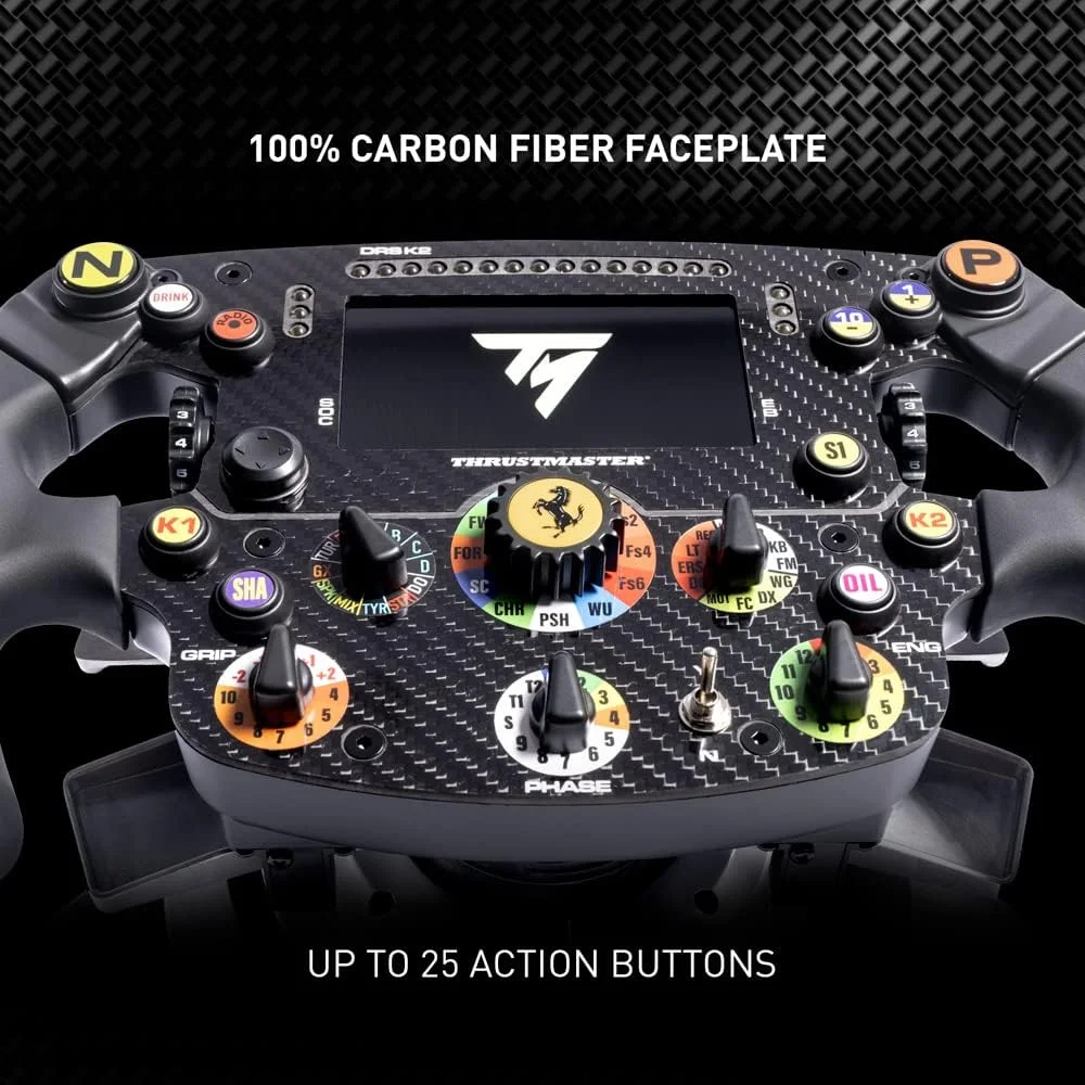افزونه فرمان مسابقه ای Thrustmaster Ferrari SF 1000 Edition (قابل استفاده در XBOX Series X/S, One, Playstation 5, 4, Windows)