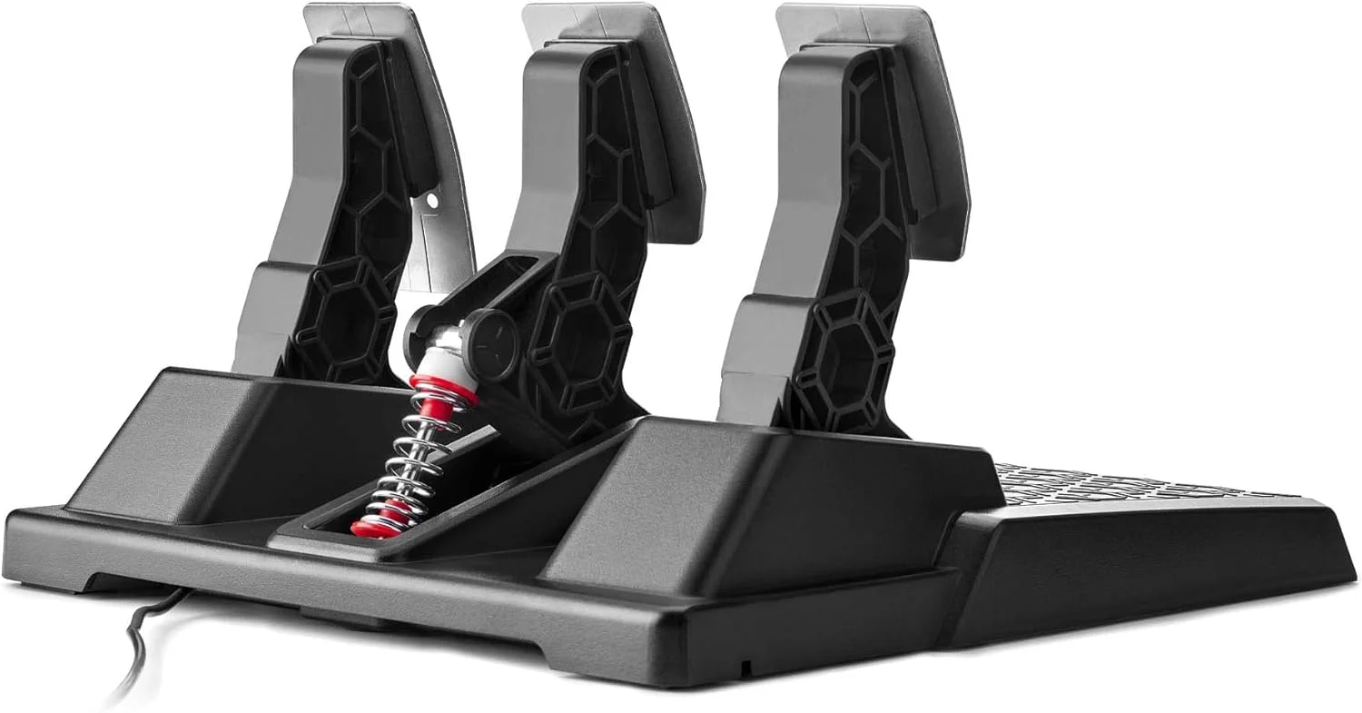 پدال های مغناطیسی Thrustmaster T3PM، PS5، PS4، Xbox One، Xbox Series X|S، PC، 4 حالت فشار، سرهای پدال 100% فلزی، پایه وزنی