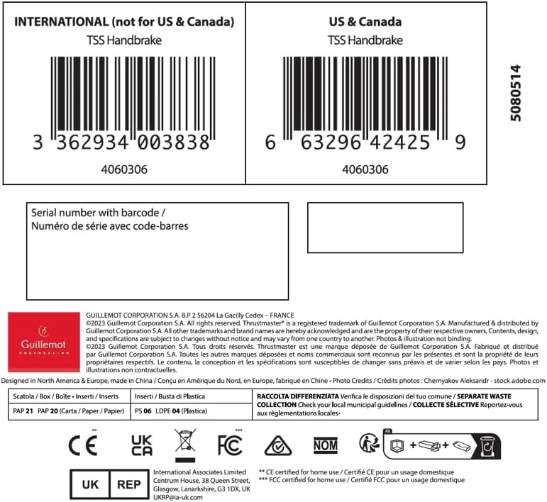 ترمز دستی تراتسمستر TSS - ترمز دستی پیشرفته با دقت بالا و شیفتر ترتیبی برای PC، PS4، PS5، PS5 Pro، Xbox One و Xbox Series X|S