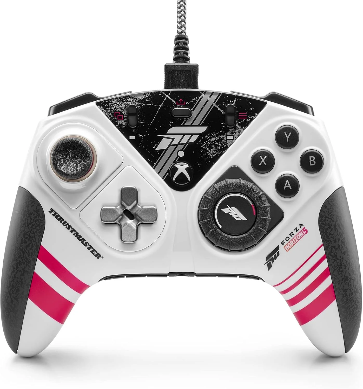 دسته بازی سیم دار Thrustmaster ESWAP XR PRO CONTROLLER FORZA HORIZON 5 EDITION، گیم پد ماژولار، ماژول فرمان مسابقه، رسمی FORZA HORIZON 5 و Xbox Series X|S، مینی استیک های دقیق، سوئیچ های تاکتیکی
