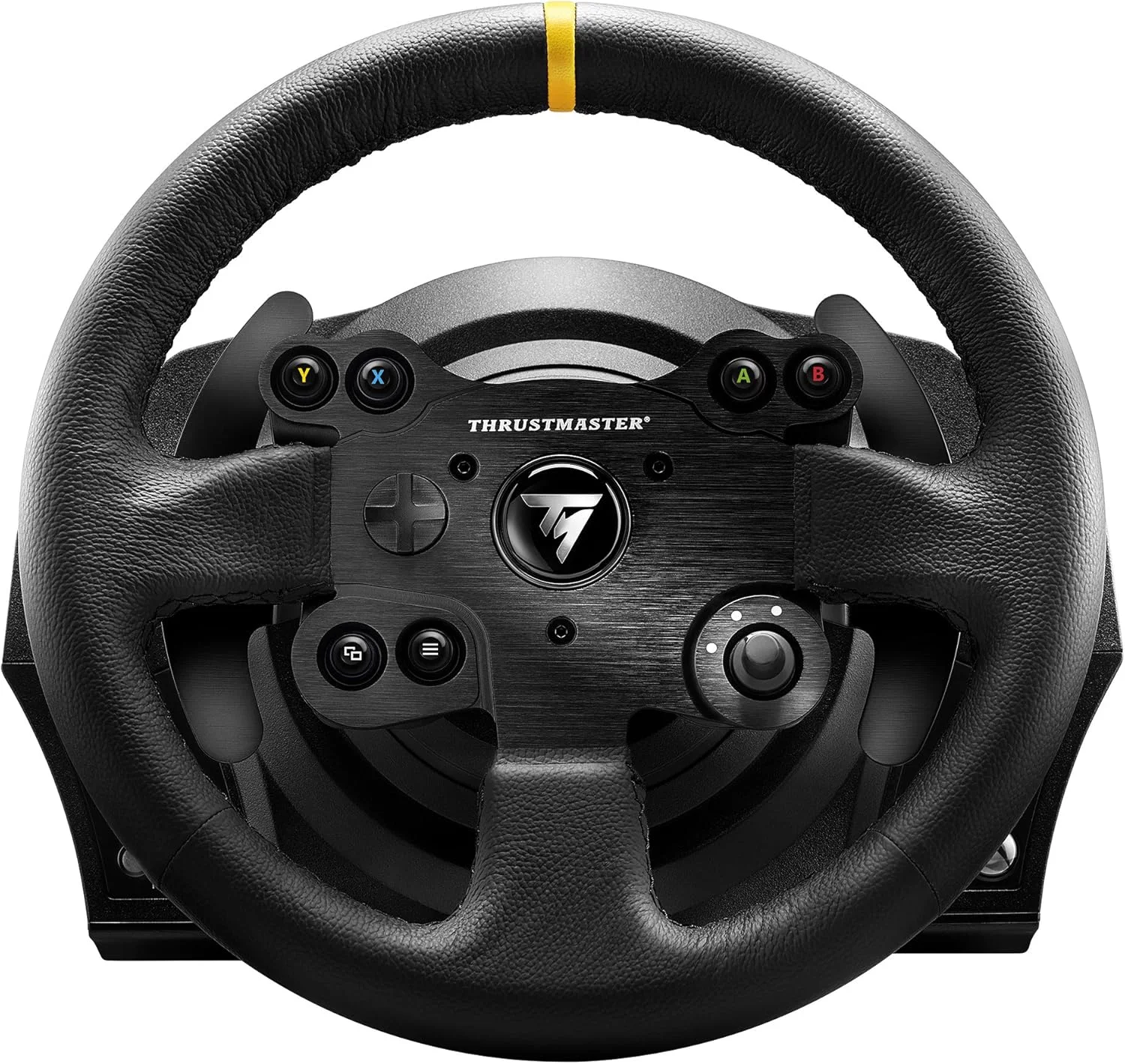 فرمان مسابقه Thrustmaster TX نسخه چرمی، فرمان و پدال مسابقه، Xbox Series X|S، بازخورد نیرو، موتور بدون جاروبک، سیستم دو تسمه، فناوری مغناطیسی، فرمان قابل تعویض