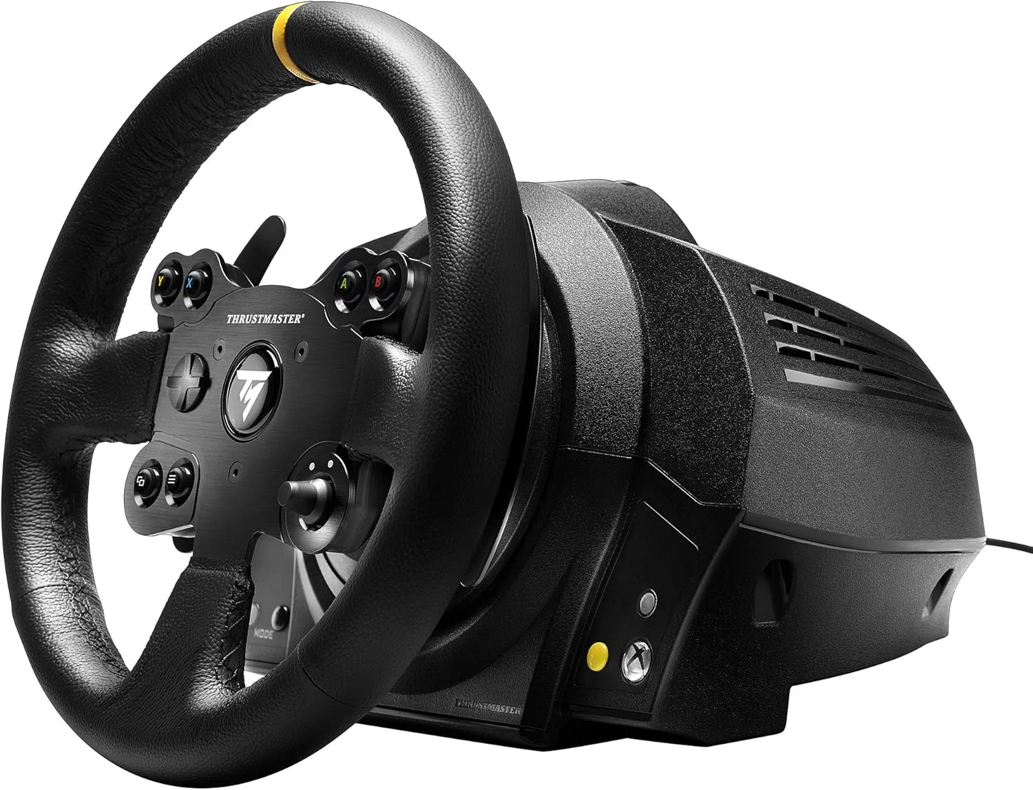 فرمان مسابقه Thrustmaster TX نسخه چرمی، فرمان و پدال مسابقه، Xbox Series X|S، بازخورد نیرو، موتور بدون جاروبک، سیستم دو تسمه، فناوری مغناطیسی، فرمان قابل تعویض
