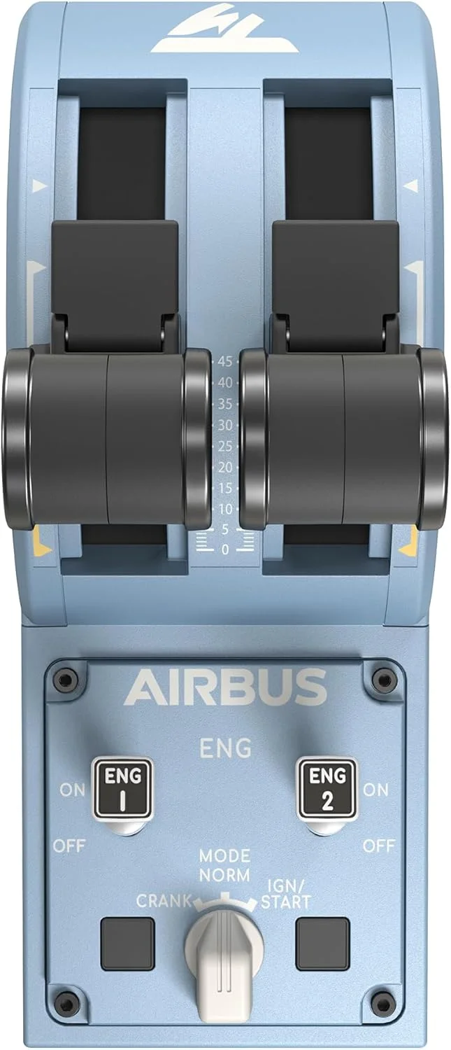 اهرم گاز Thrustmaster TCA Quadrant Airbus Edition - اهرم گاز واقعی برای کامپیوتر با کنترل های مشابه ایرباس