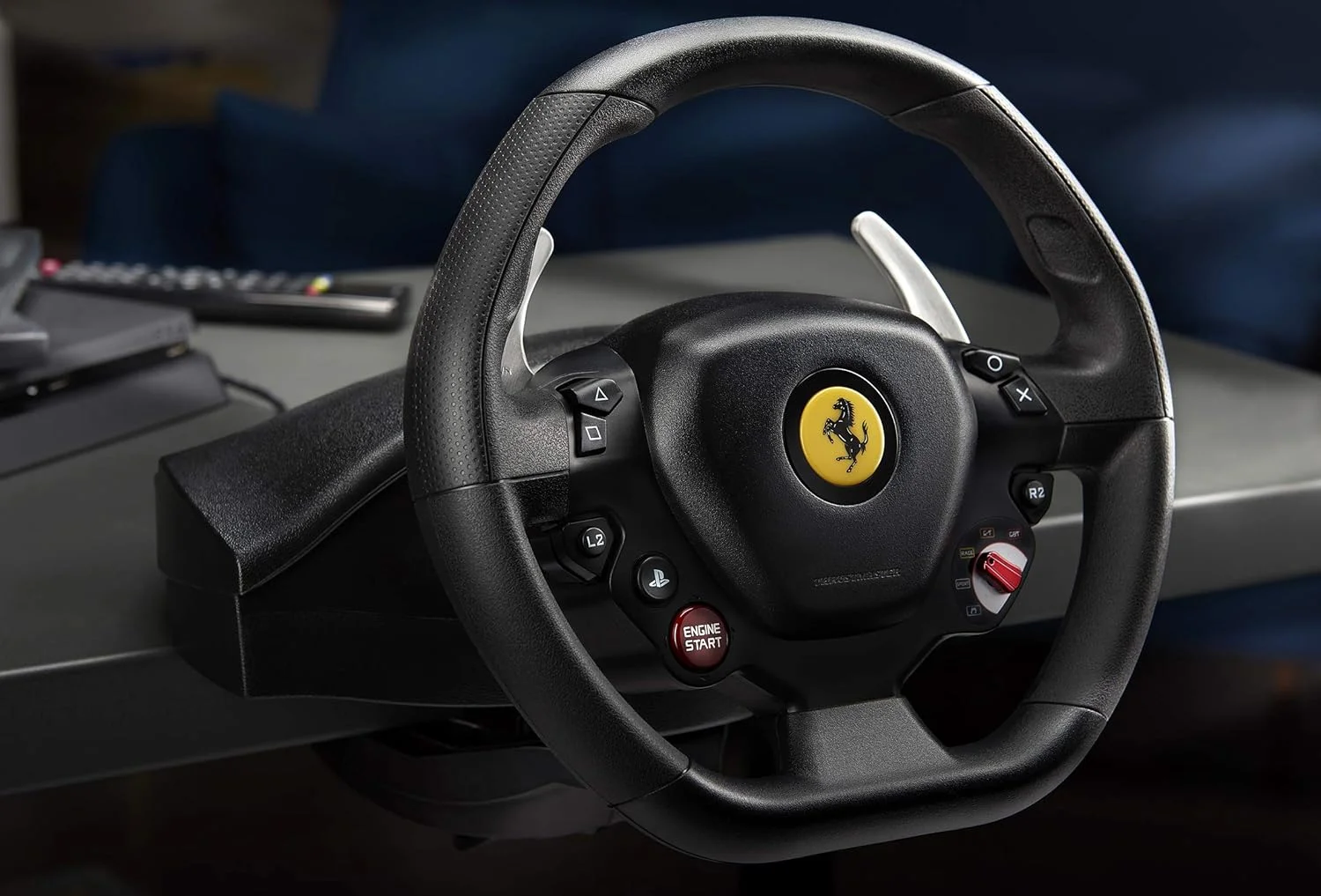 فرمان بازی Thrustmaster T80 RW Ferrari 488 GTB - تجربه رانندگی واقعی برای پلی استیشن - پادشاه پیست شوید - PC/PS4/PS5