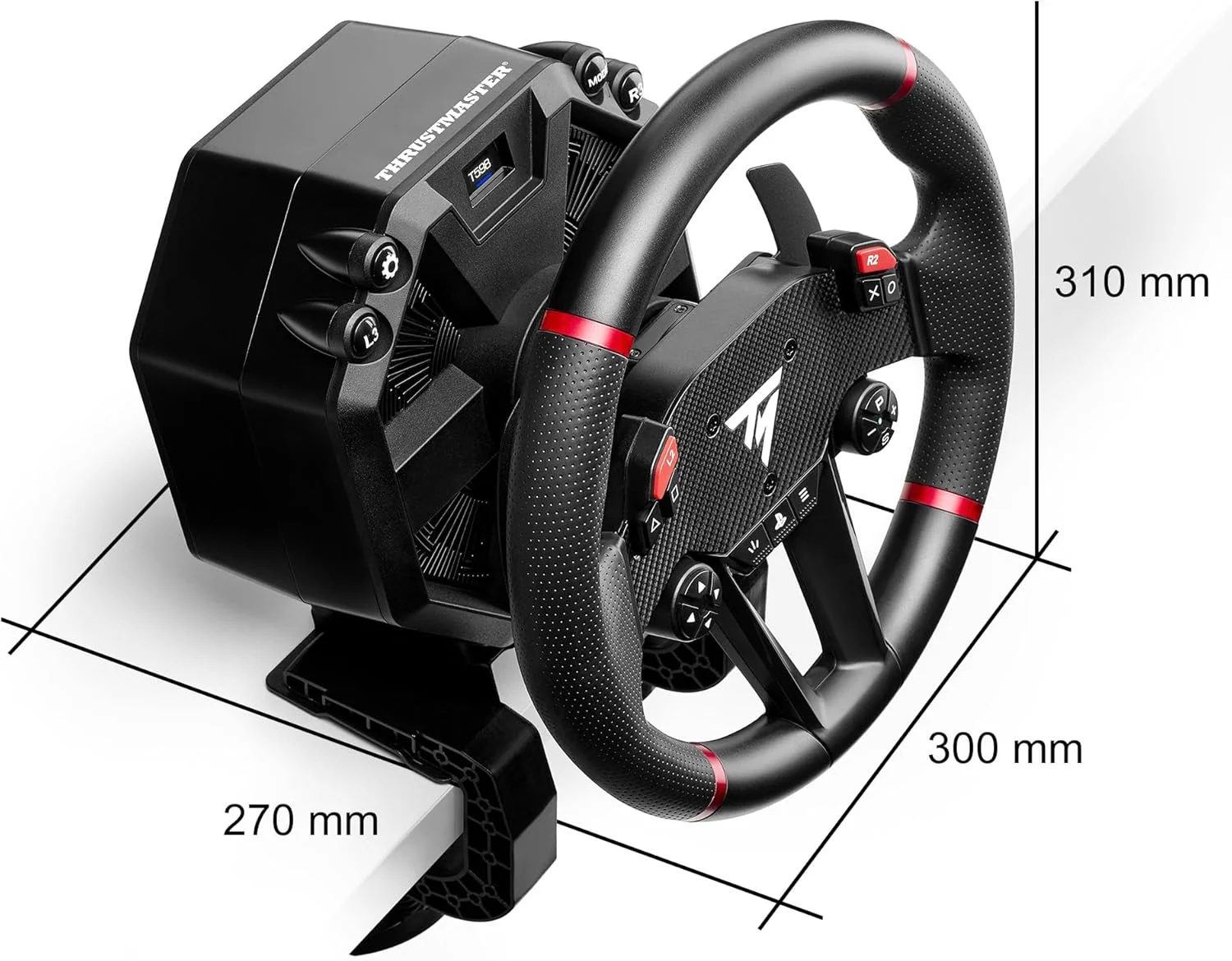 فرمان مسابقه Thrustmaster T598 با فیدبک نیروی Direct Axial Drive برای PS5، PS4، PC فرمان مسابقه Thrustmaster T598 با فیدبک نیروی Direct Axial Drive برای PS5، PS4، PC