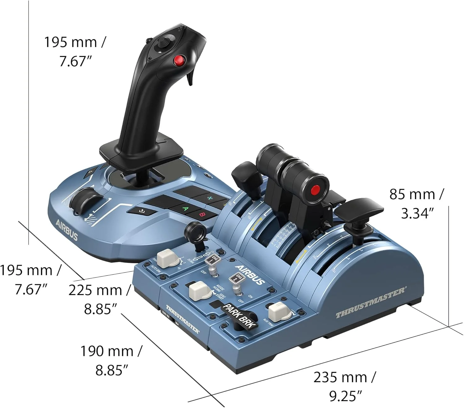 بسته کاپیتان Thrustmaster TCA Airbus X Edition (XBOX Series X/S, PC)