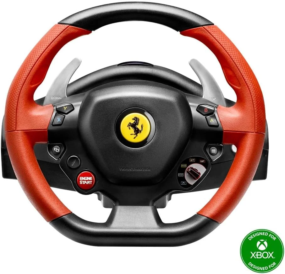 فرمان مسابقه Thrustmaster Ferrari 458 Spider - مخصوص Xbox Series X|S و Xbox One
